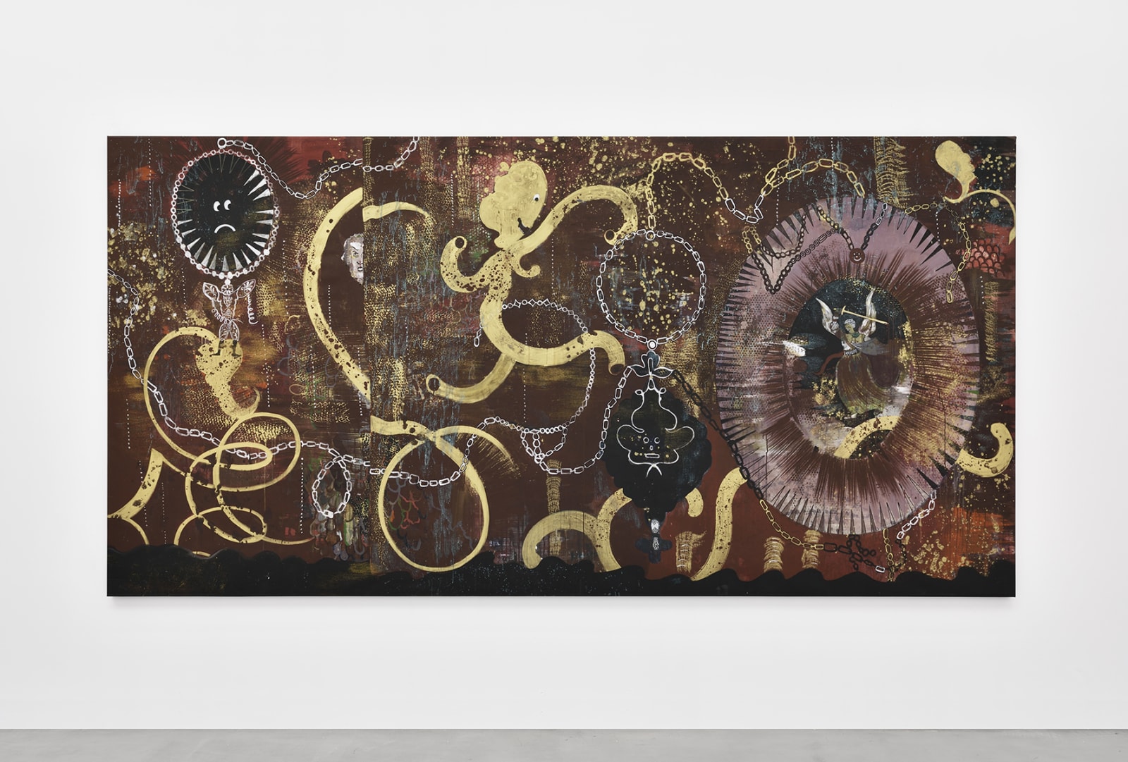 Hélène Delprat, Rideau de scène d'un opéra détruit, 2019