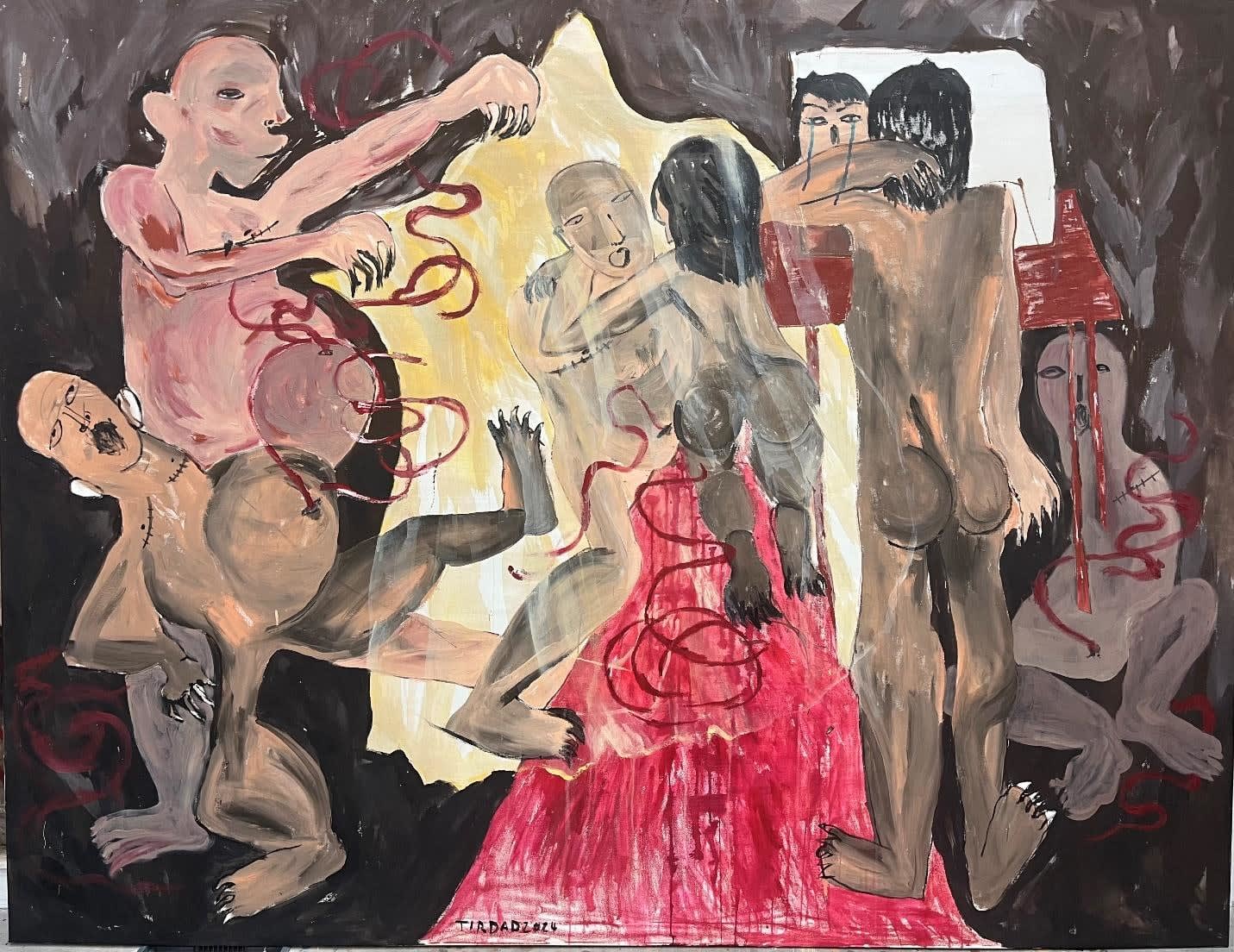 Tirdad HASHEMI, Each time my identity was hidden in the family, a part of me (Butchered Bodies), 2025
