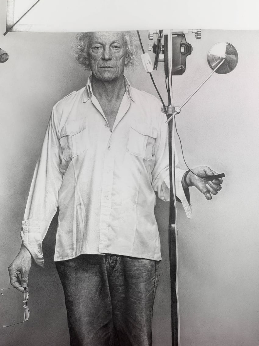 Jean-Olivier Hucleux, Portrait de Roman Opalka, 1992-1993