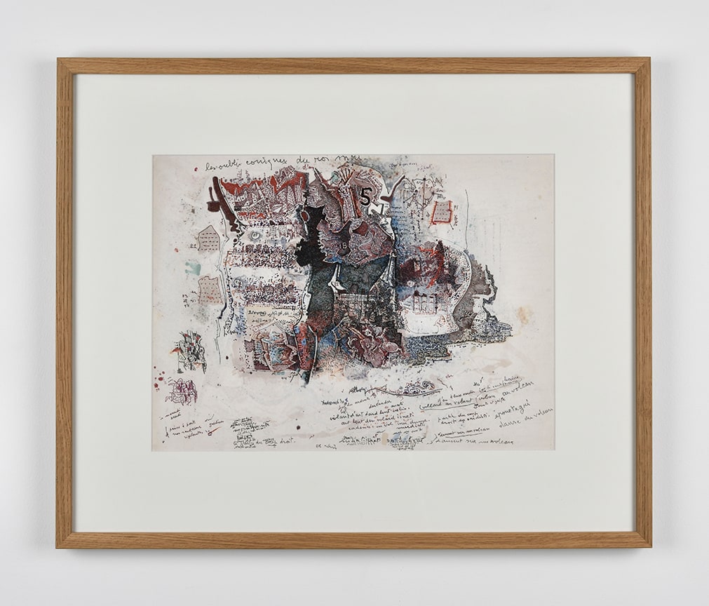 Jean-Olivier Hucleux, Dessin de déprogrammation 1983 N°16B, 1983