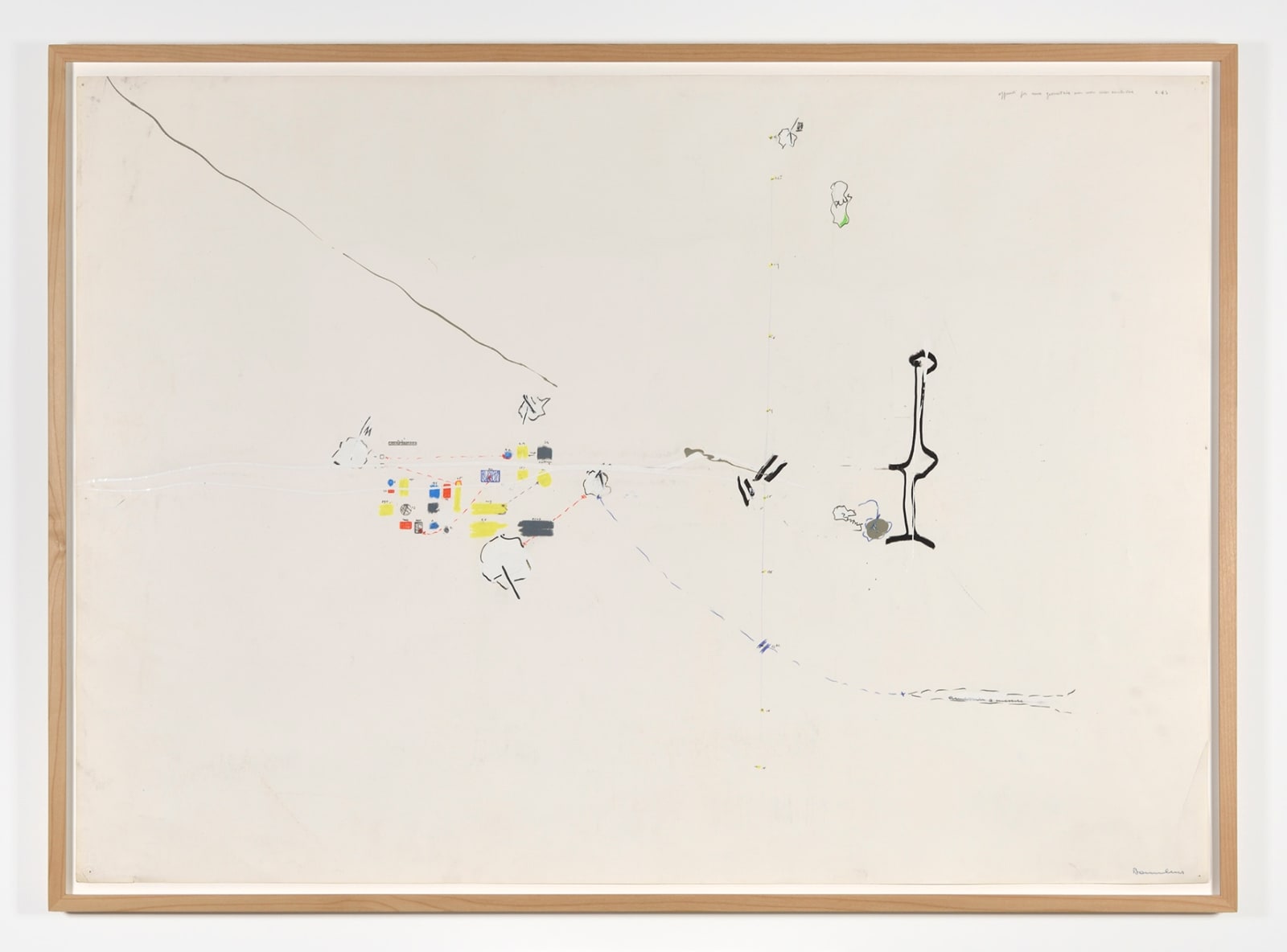 Gianfranco Baruchello, Appunti per una geometria non non non euclidea, 1963