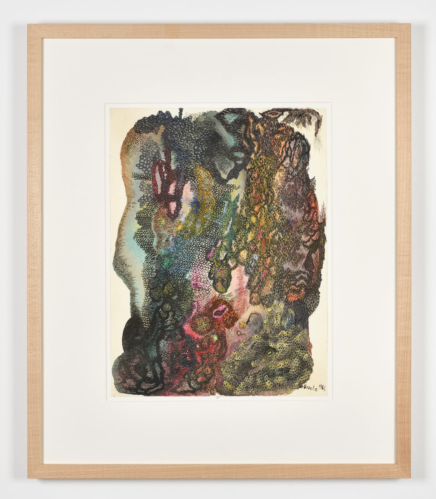 Ursula Schultze-Bluhm, Ohne Titel/Aquarelle I-V, 1961