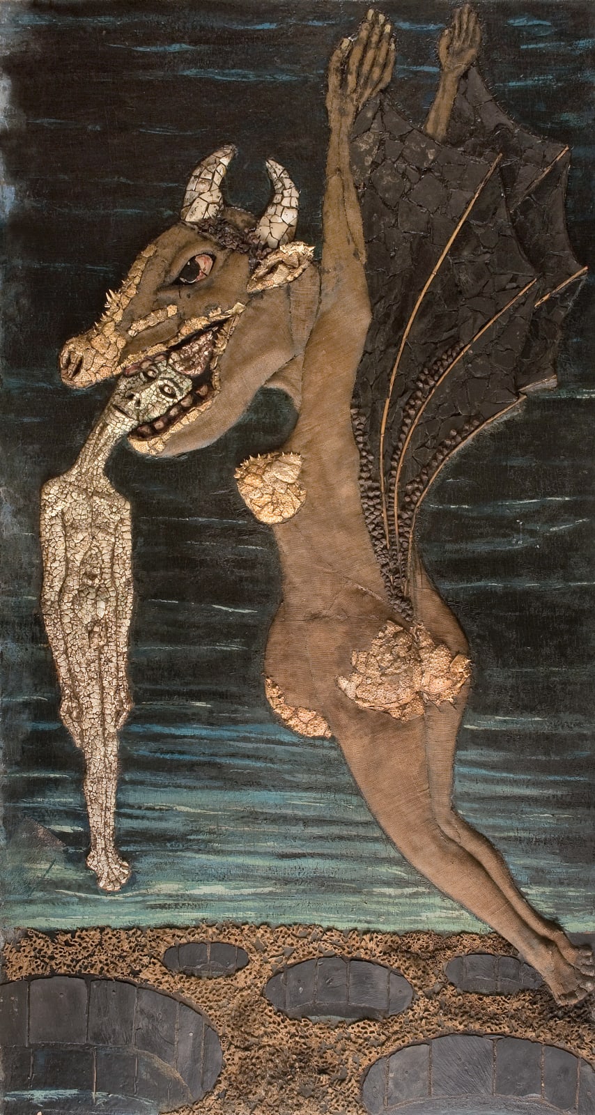 Pierre Bettencourt, La grande femelle volante, 1967