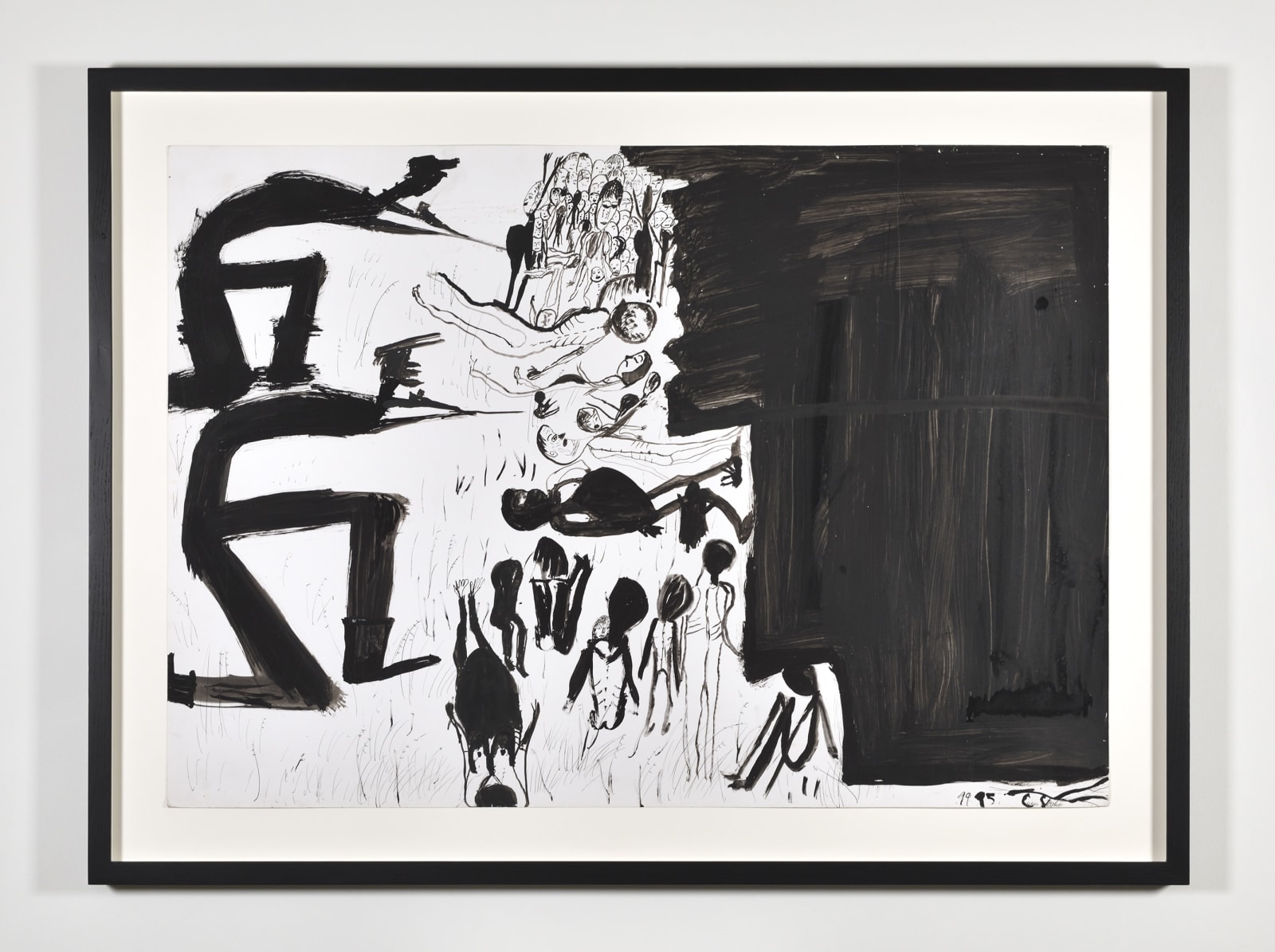 Ceija Stojka, Sans titre ( Bergen-Belsen, ref 510), 1995