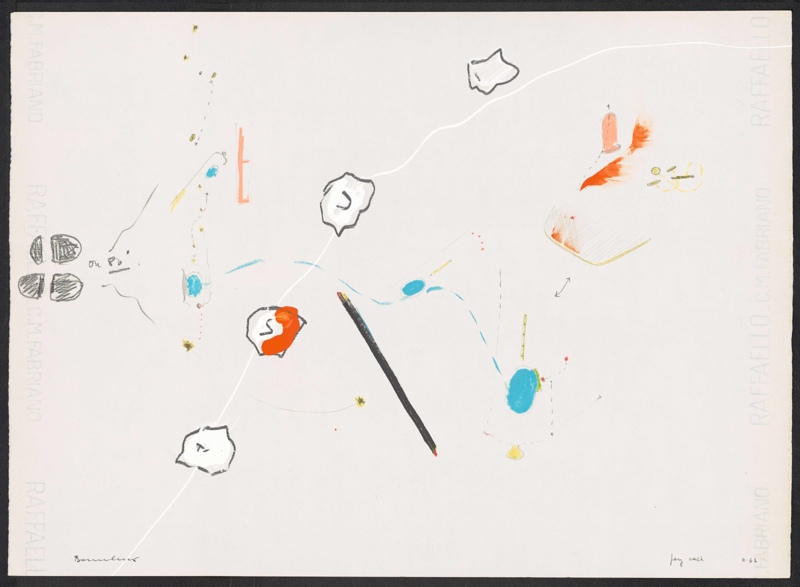 Gianfranco Baruchello, Payé cash, 1963
