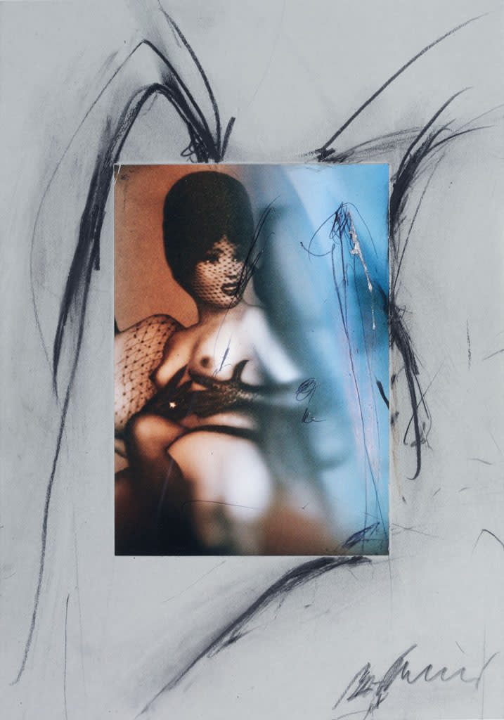 Arnulf Rainer, Pierre Molinier Ubermalung #9, 2008