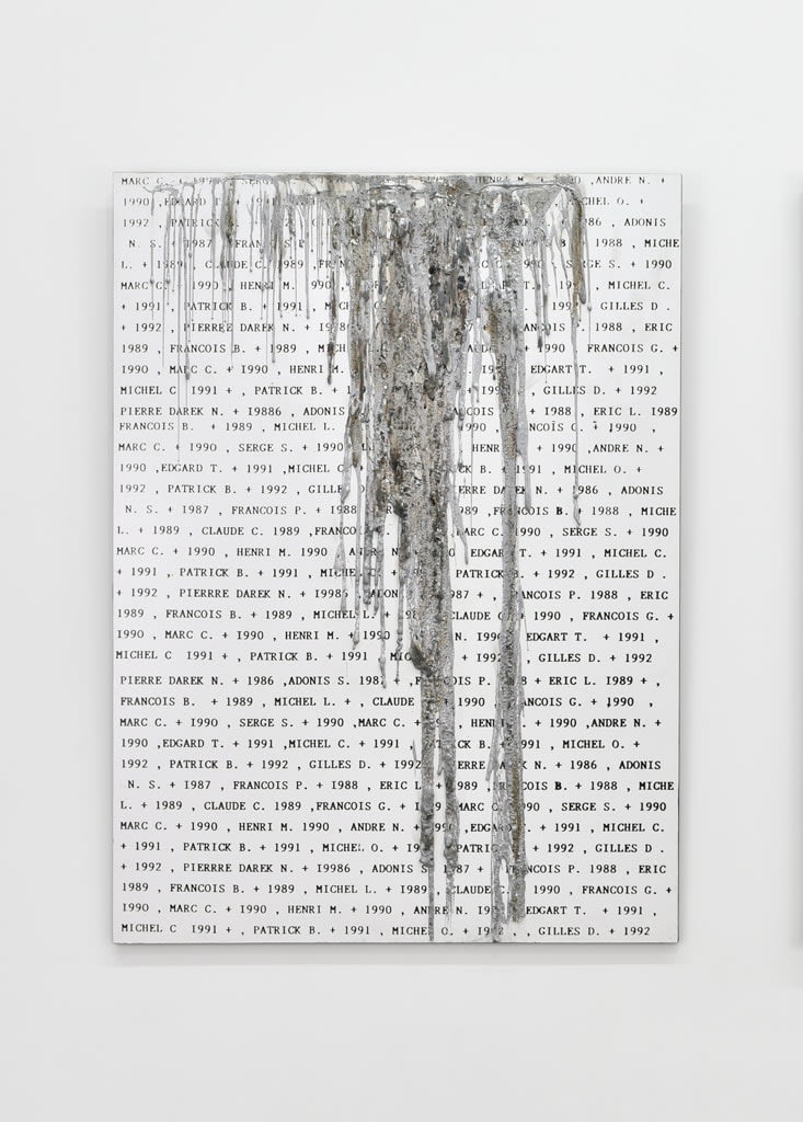Michel Journiac, Mur des amis morts - Variante, 1993