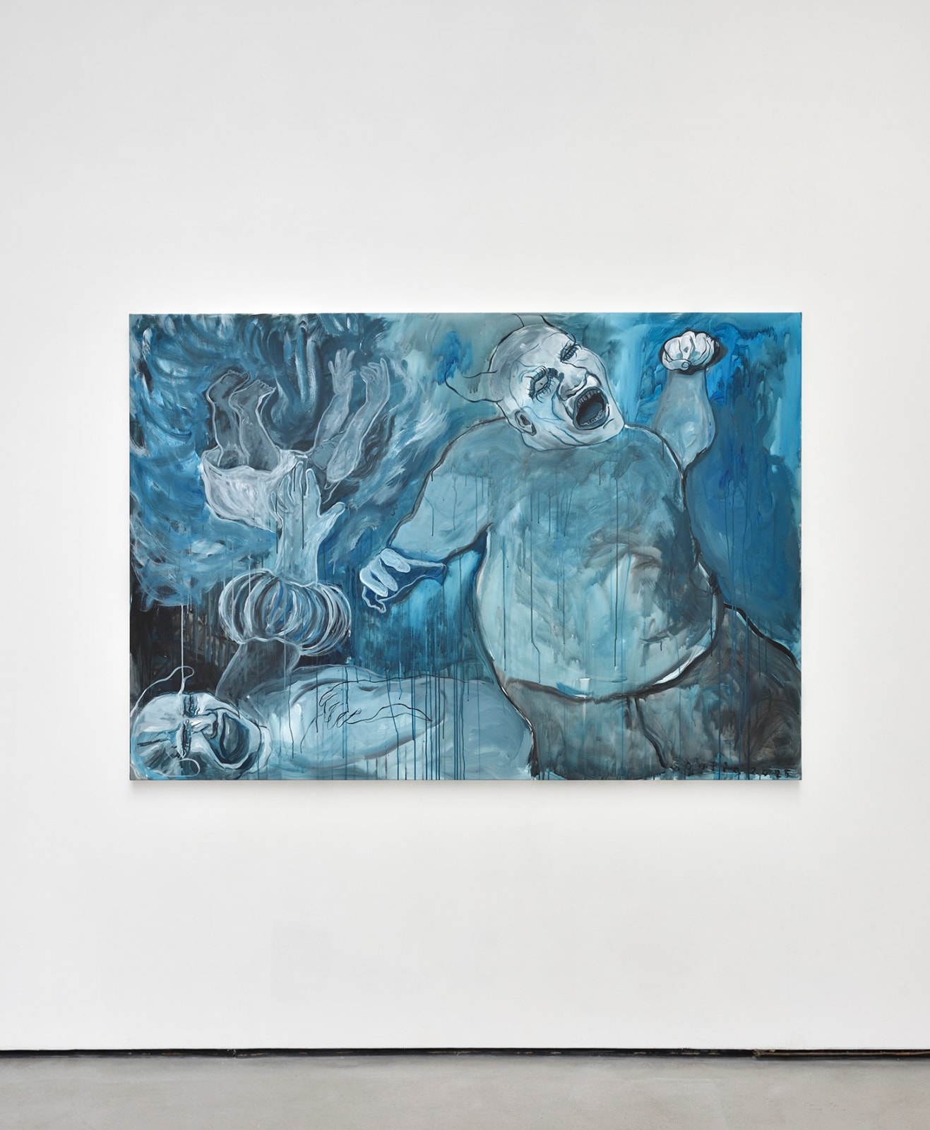 Soufia ERFANIAN, She Was Awakened Every Night by Her Own Scream (Lies That Bled Blue), 2025