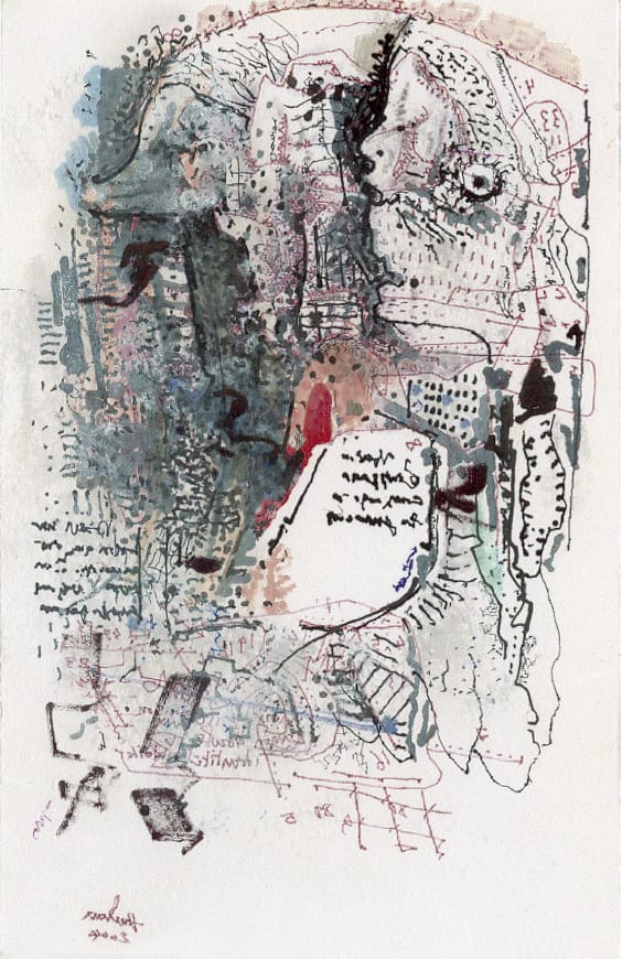Jean-Olivier Hucleux, Dessin de déprogrammation 2008 N°69, 2008