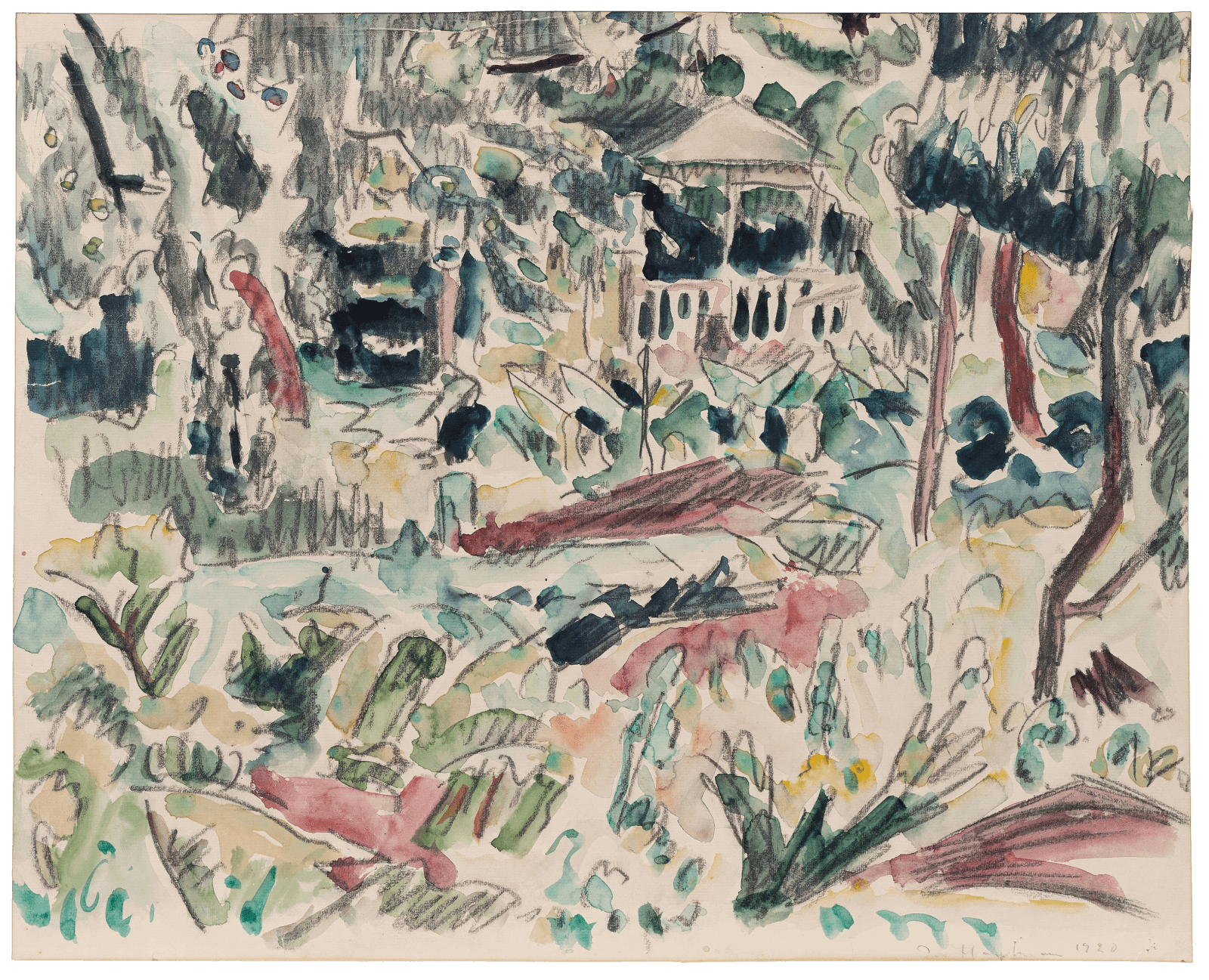 Ivo Hauptmann, Im Jenischpark, 1920