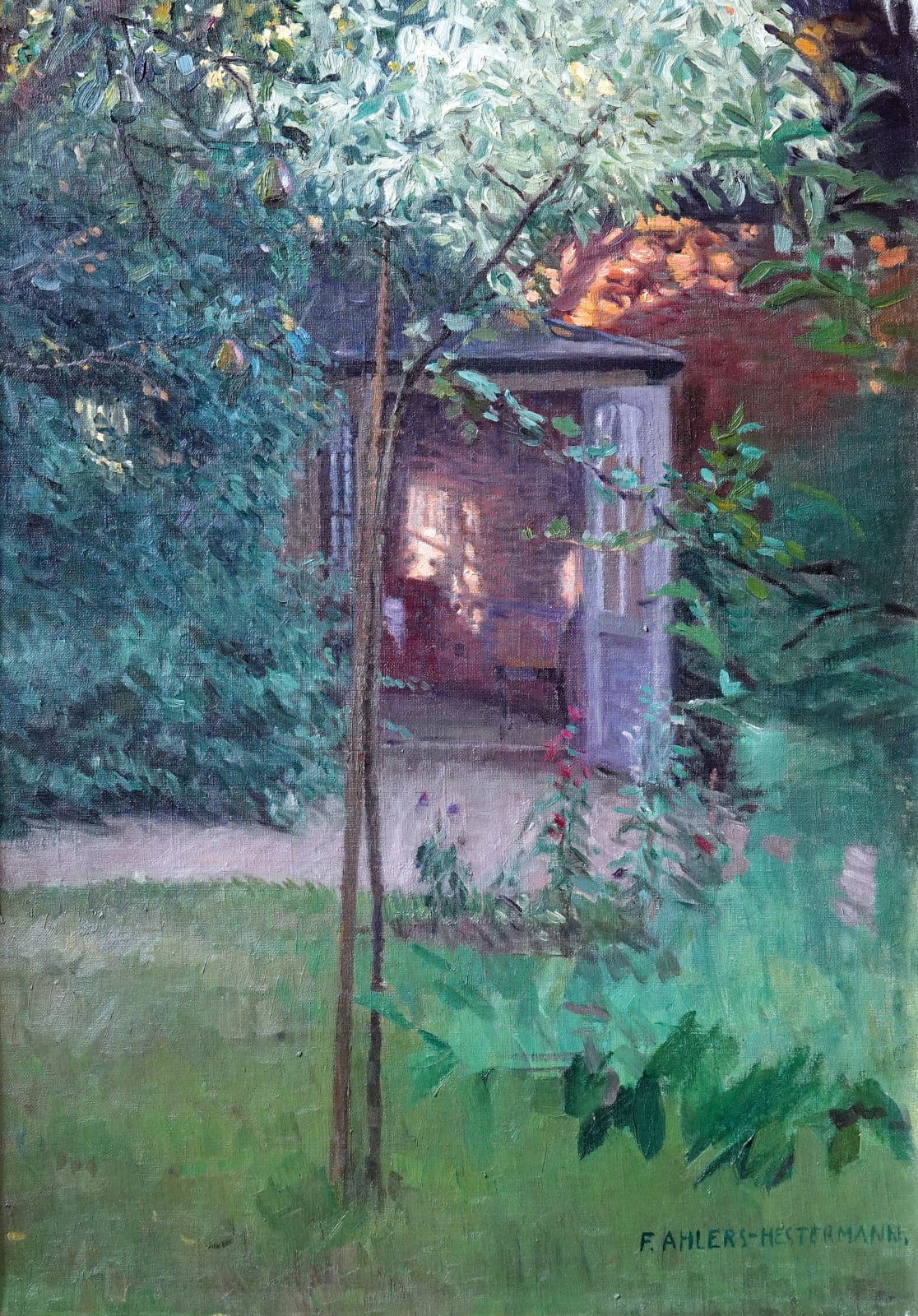 Friedrich Ahlers-Hestermann, Die Gartenlaube, Um 1912/14