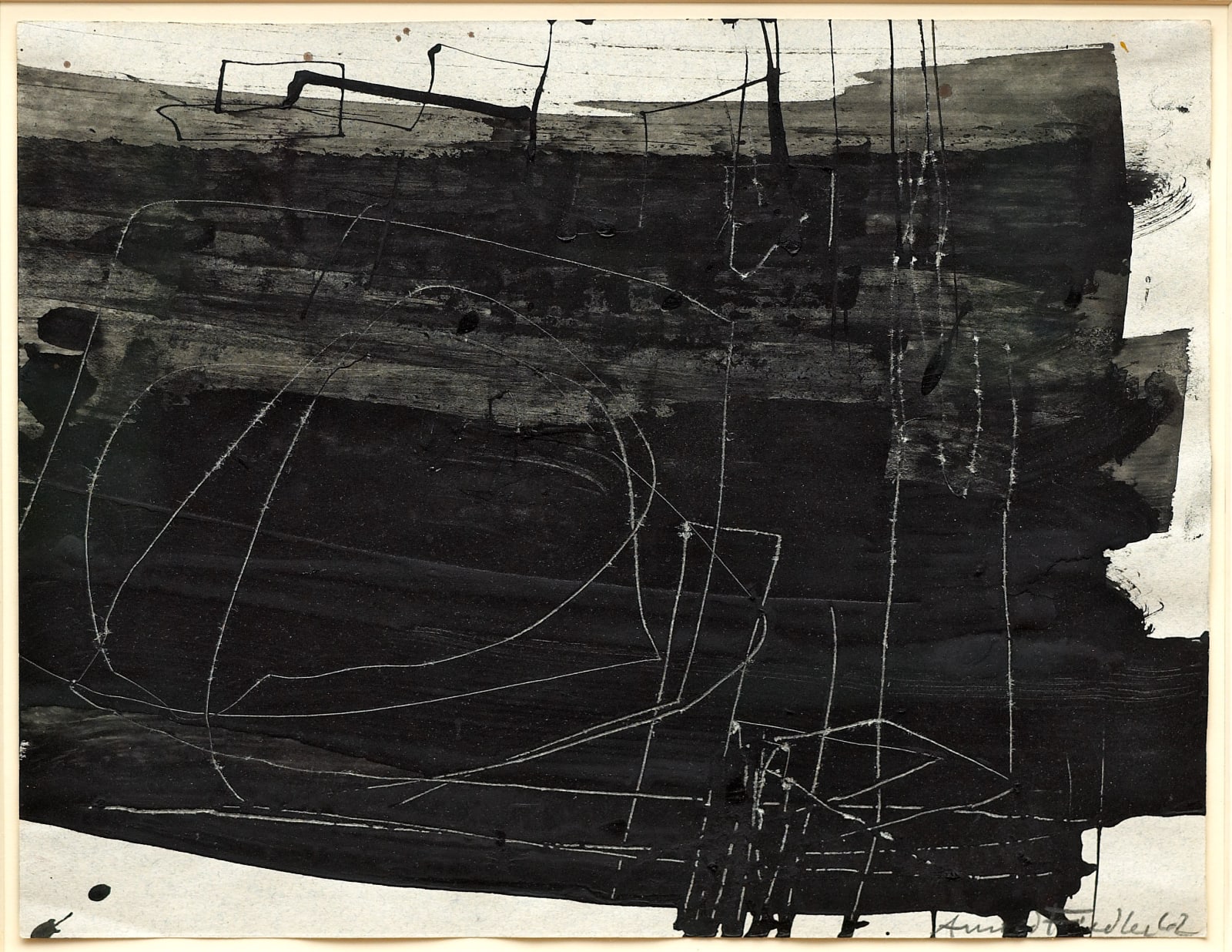 Arnold Fiedler, Hamburger Sturmflut , 1962