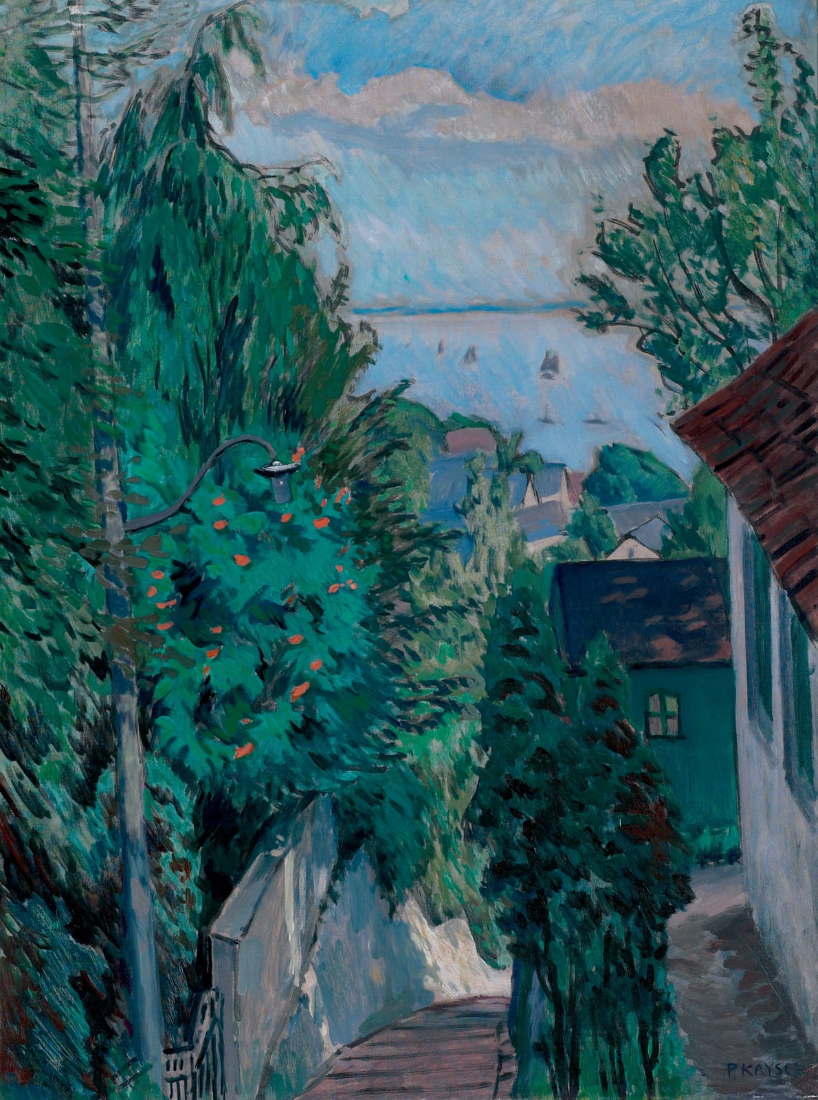 Paul Kayser, Treppenviertel Blankenese , um 1910