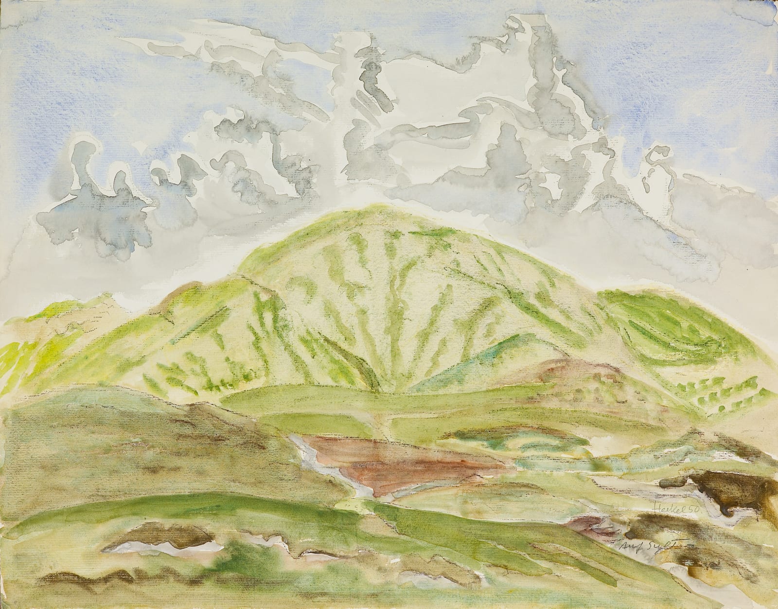 Erich Heckel, Auf Sylt, 1950