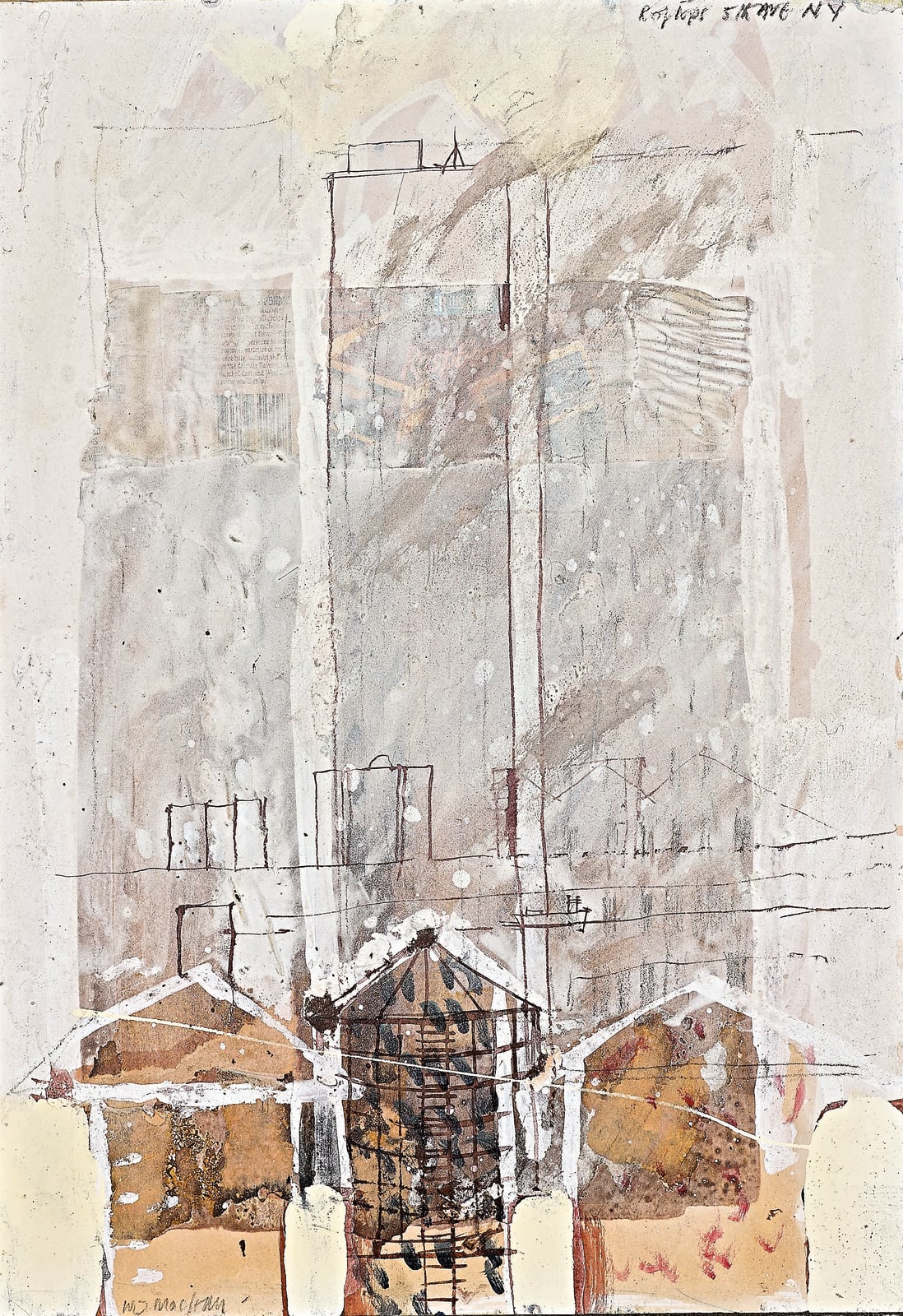 Will Maclean, Rooftop II, 5th Avenue, 2005