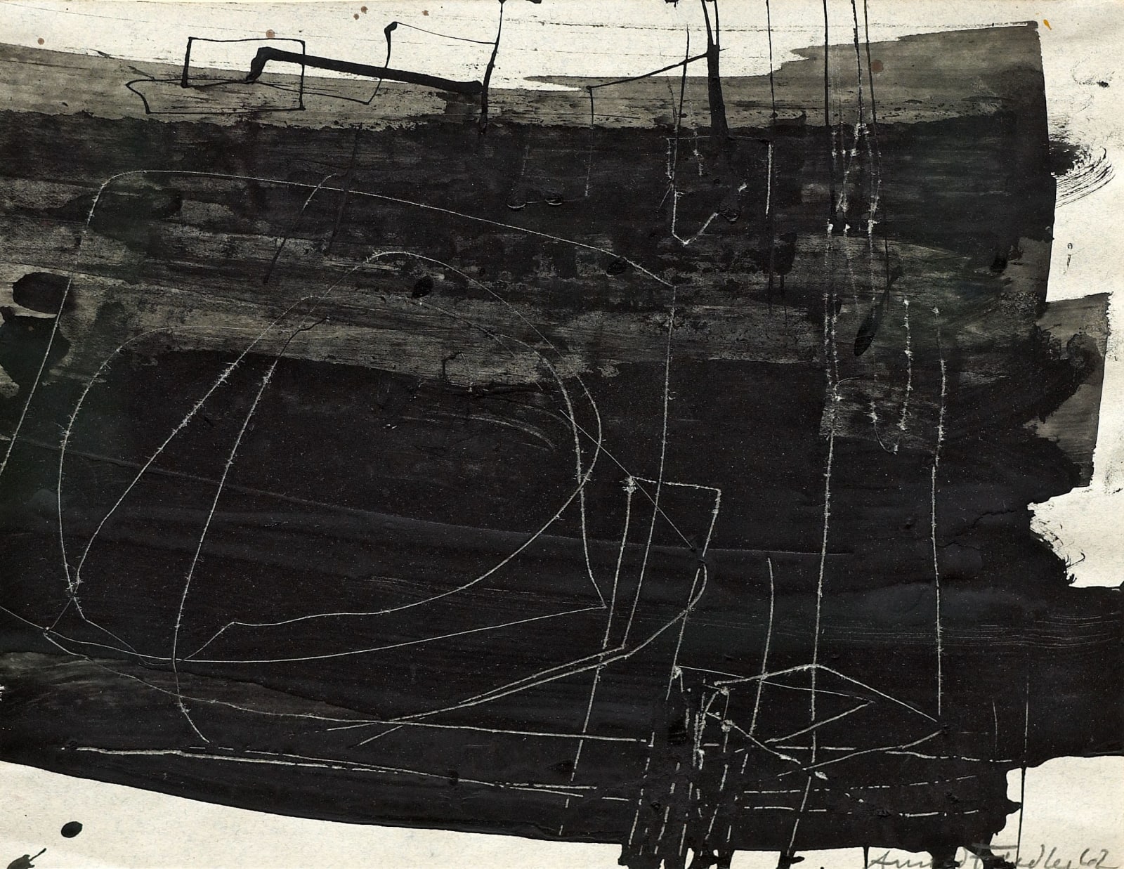 Arnold Fiedler, Hamburger Sturmflut , 1962