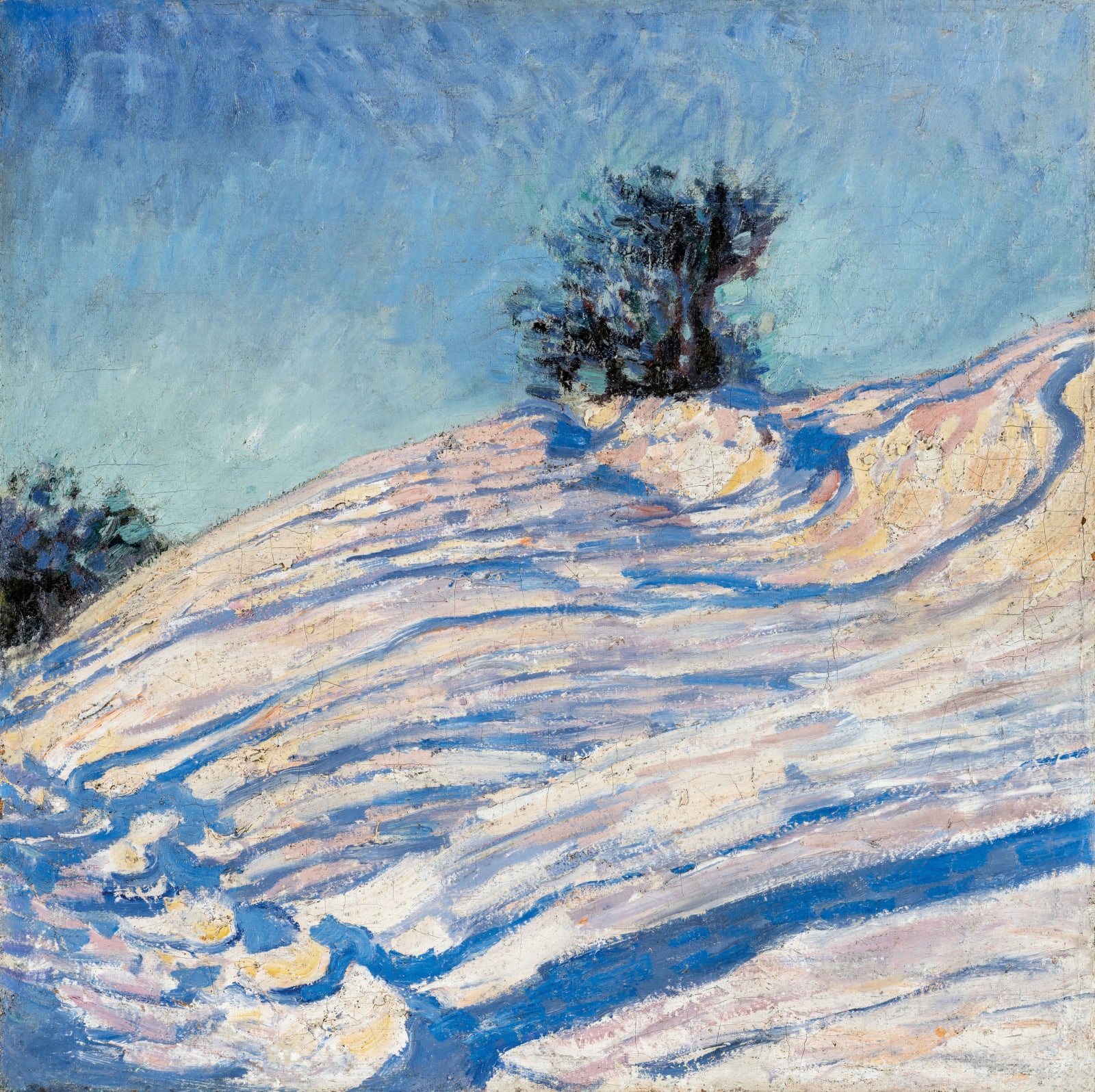Arthur Illies, Schneehügel im Sonnenlicht, 1906