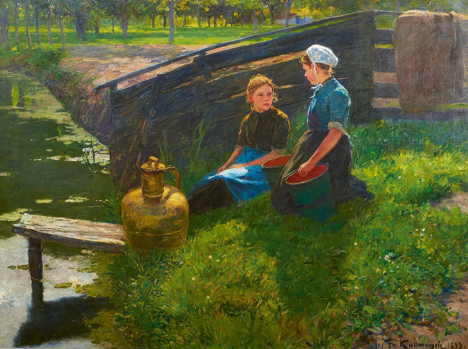 Friedrich Kallmorgen, Sommernachmittag, 1893