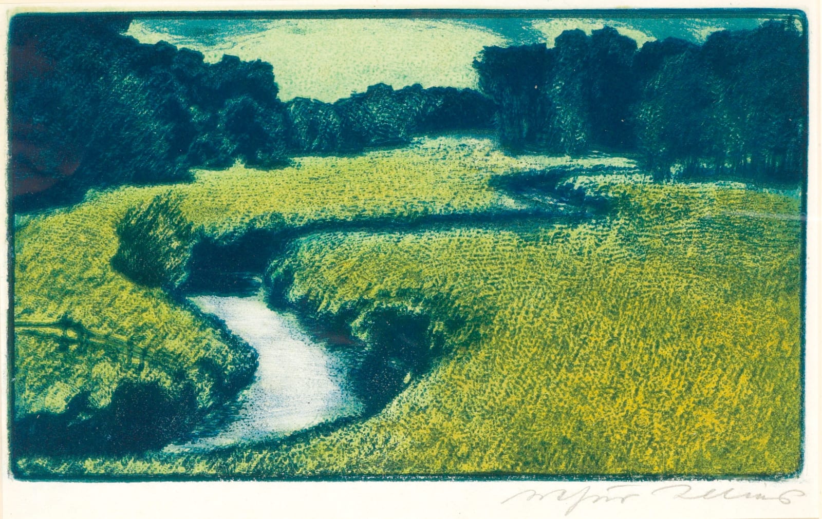 Arthur Illies, Alsterwiesen, 1900