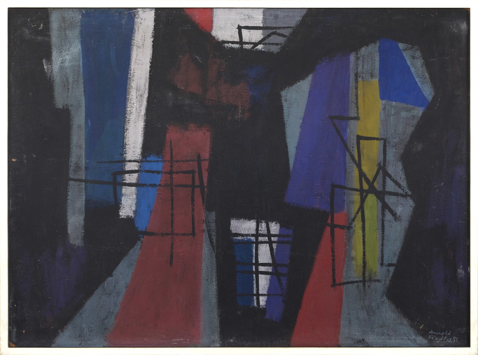 Arnold Fiedler, Abstrakte Kompostion, 1955