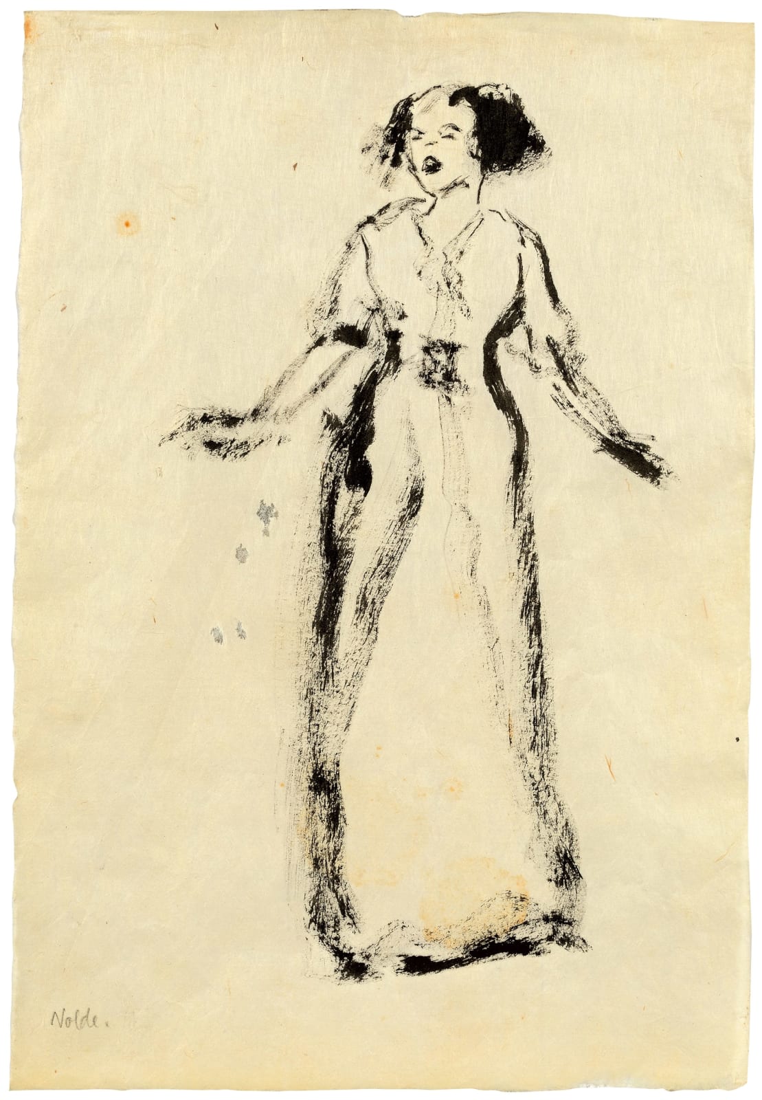 Emil Nolde, Diseuse, 1910/11