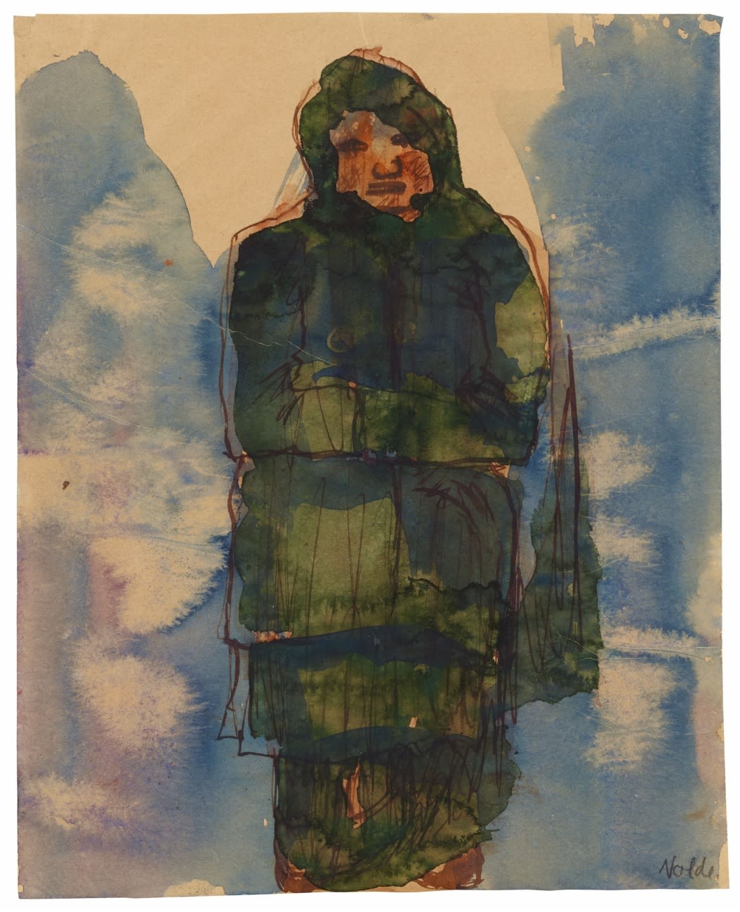Emil Nolde, Mädchen in Sibirien, 1913