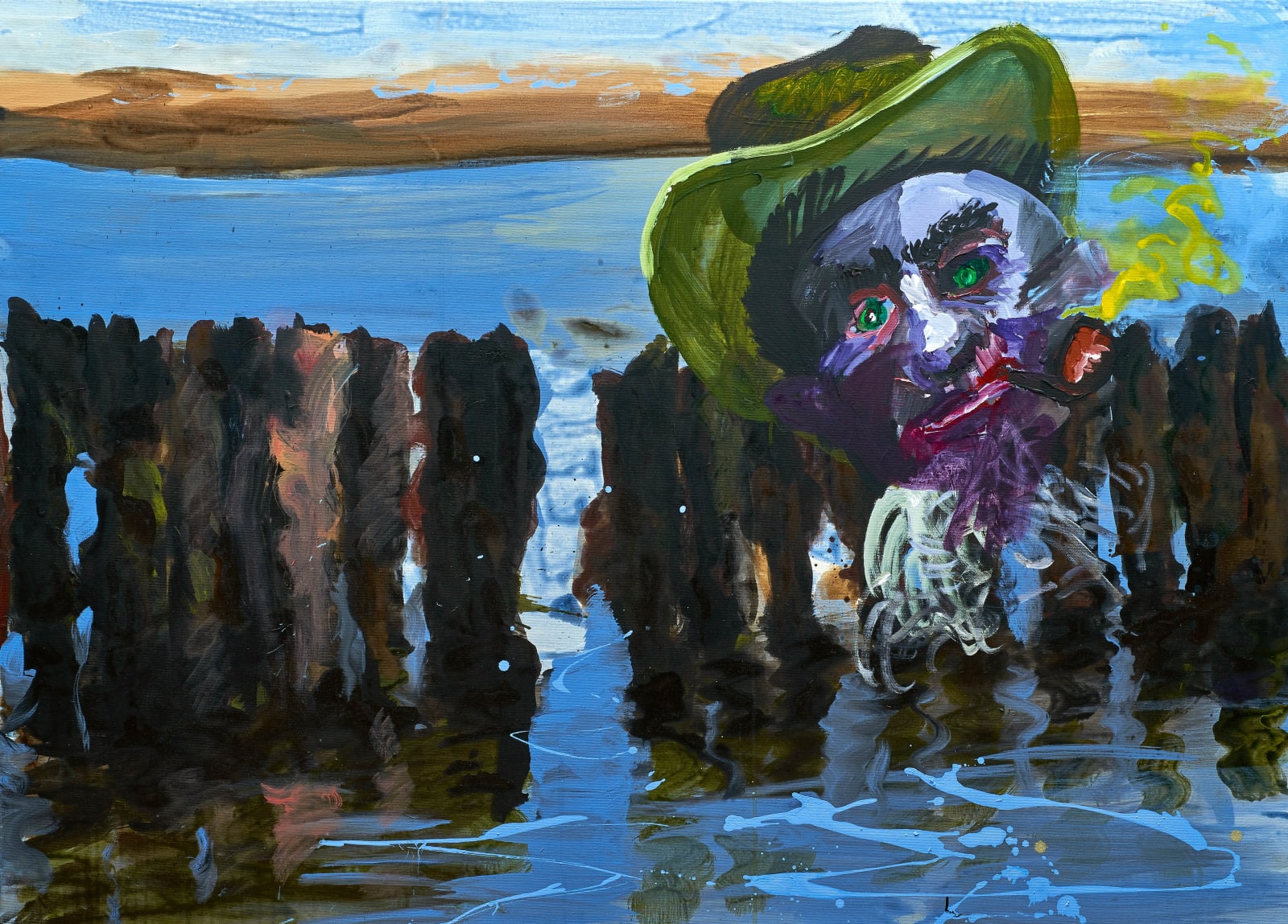 Rainer Fetting, Klabauter an Buhne, 2016