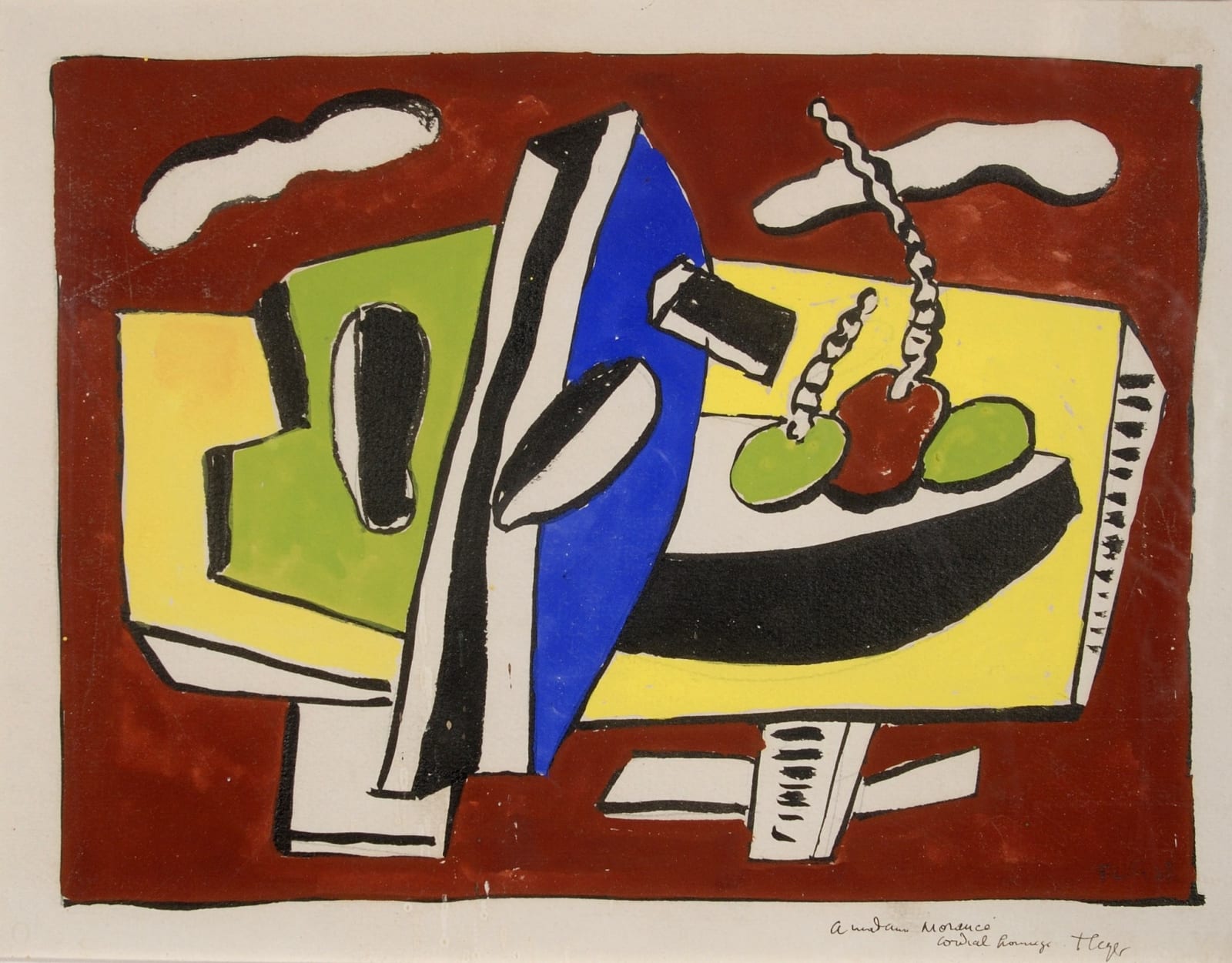 Fernand Léger, Still Life, Yellow and Blue, 1938