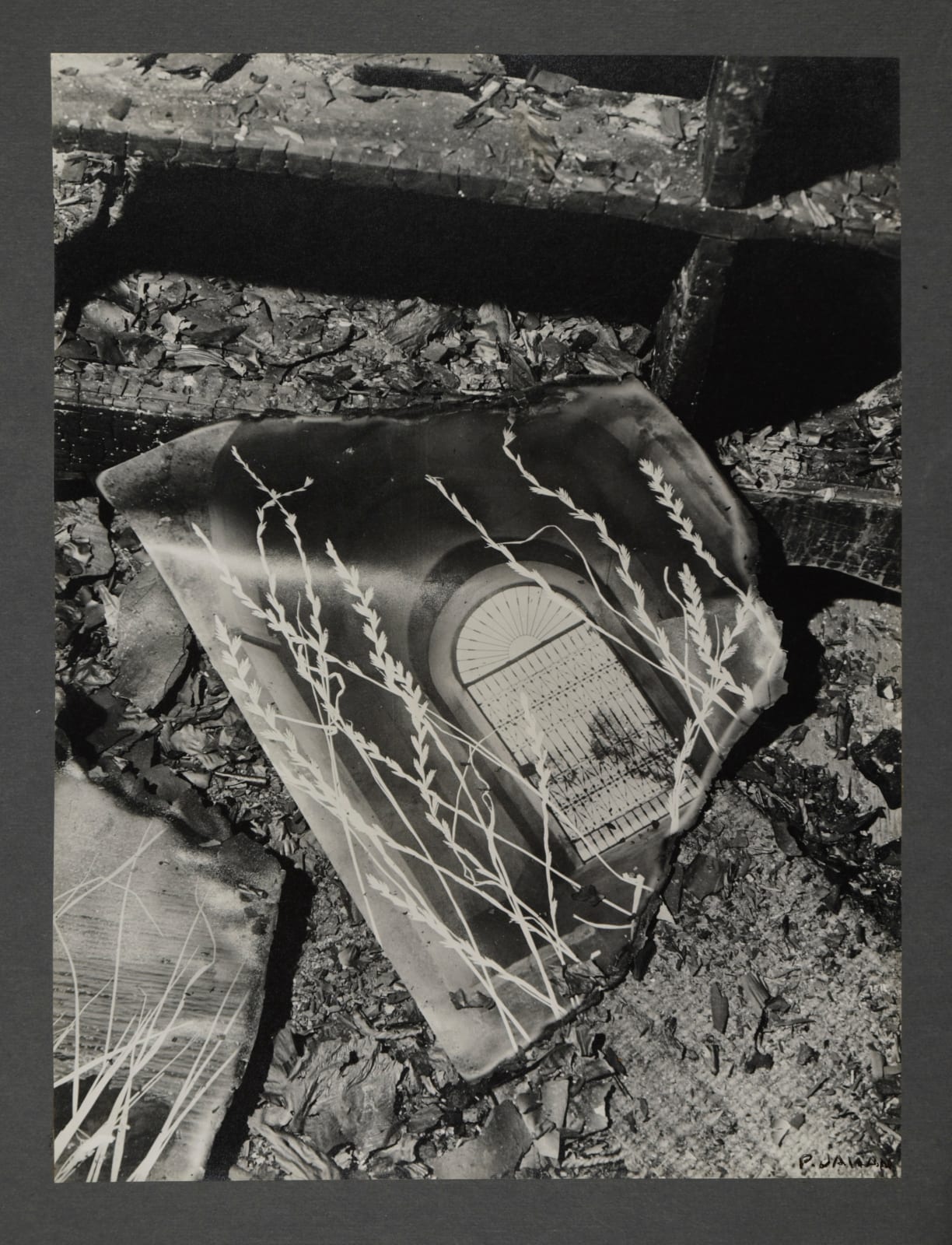 Pierre Jahan, Sans titre (L'Incéndie de l'atelier), 1948