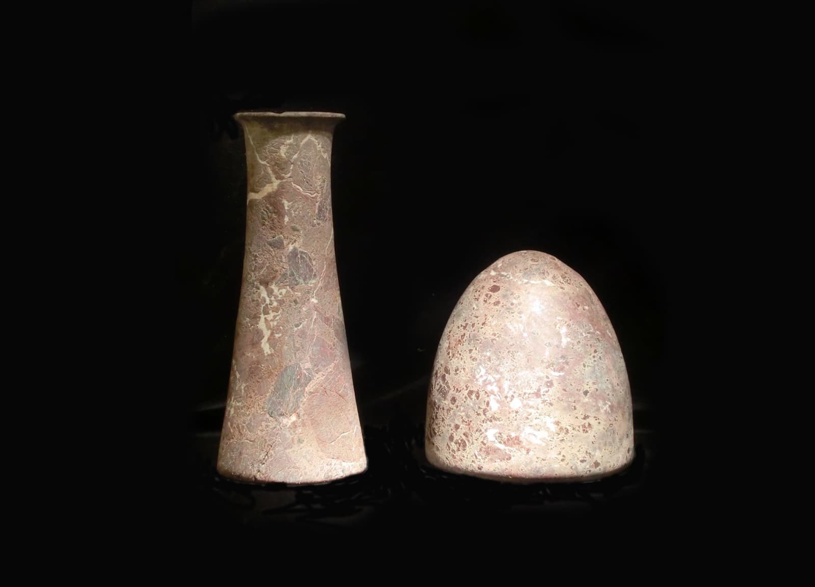 Asian Art, Group of Two Idols, Bactria, end of 3rd - beginning of 2nd millennium B.C.