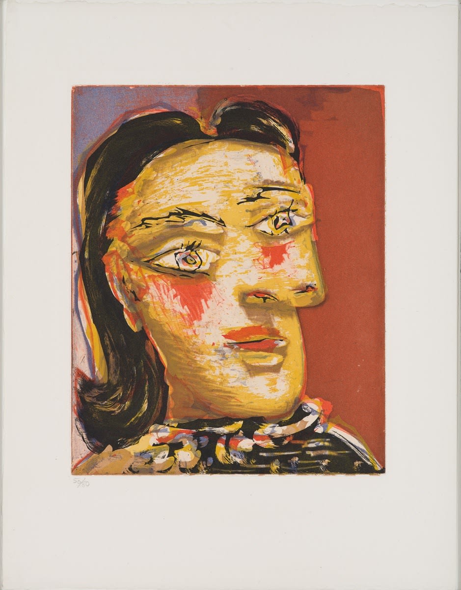 Pablo Picasso, Tête de femme n° 4 (Portrait of Dora Maar), 1939 