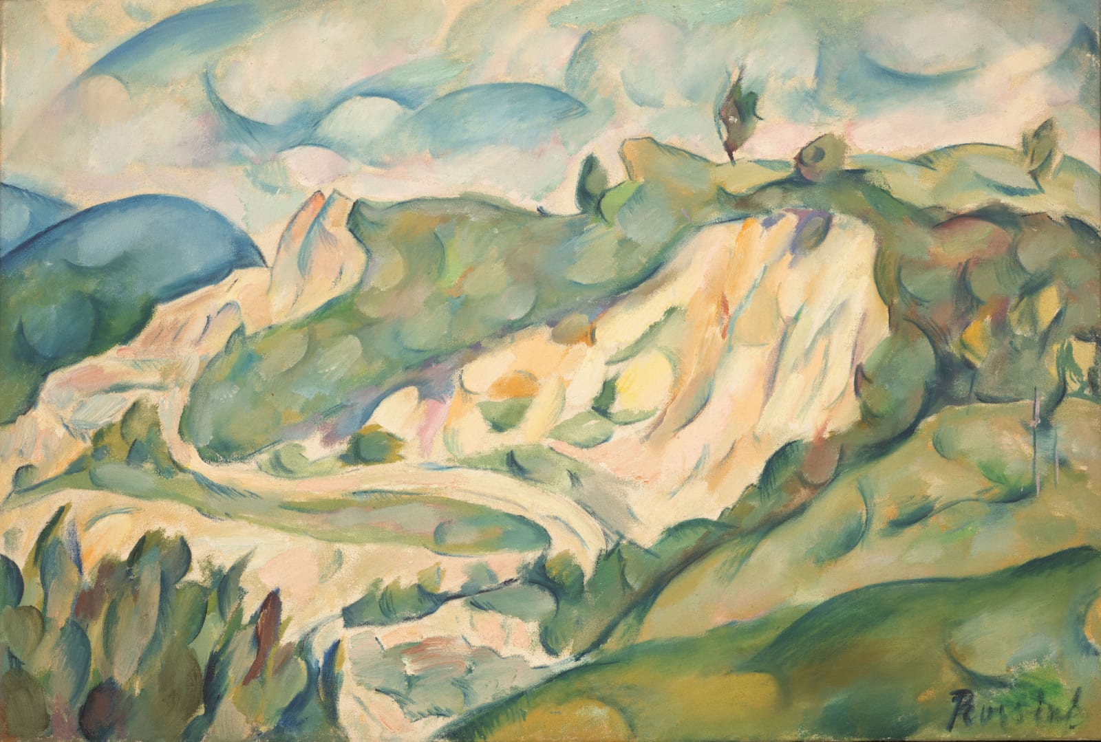 Vladimir Baranoff-Rossiné , La Carrière, 1912