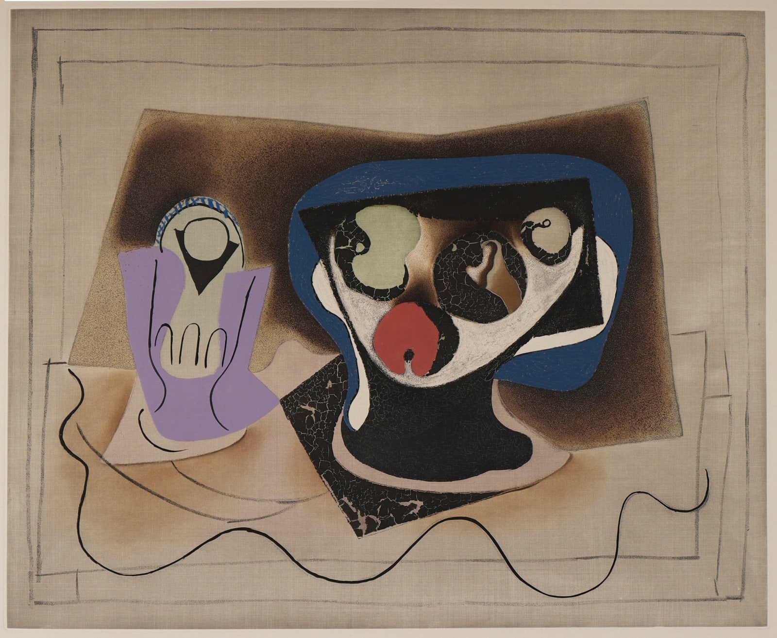 Pablo Picasso, Nature morte au verre d'absinthe, 1965