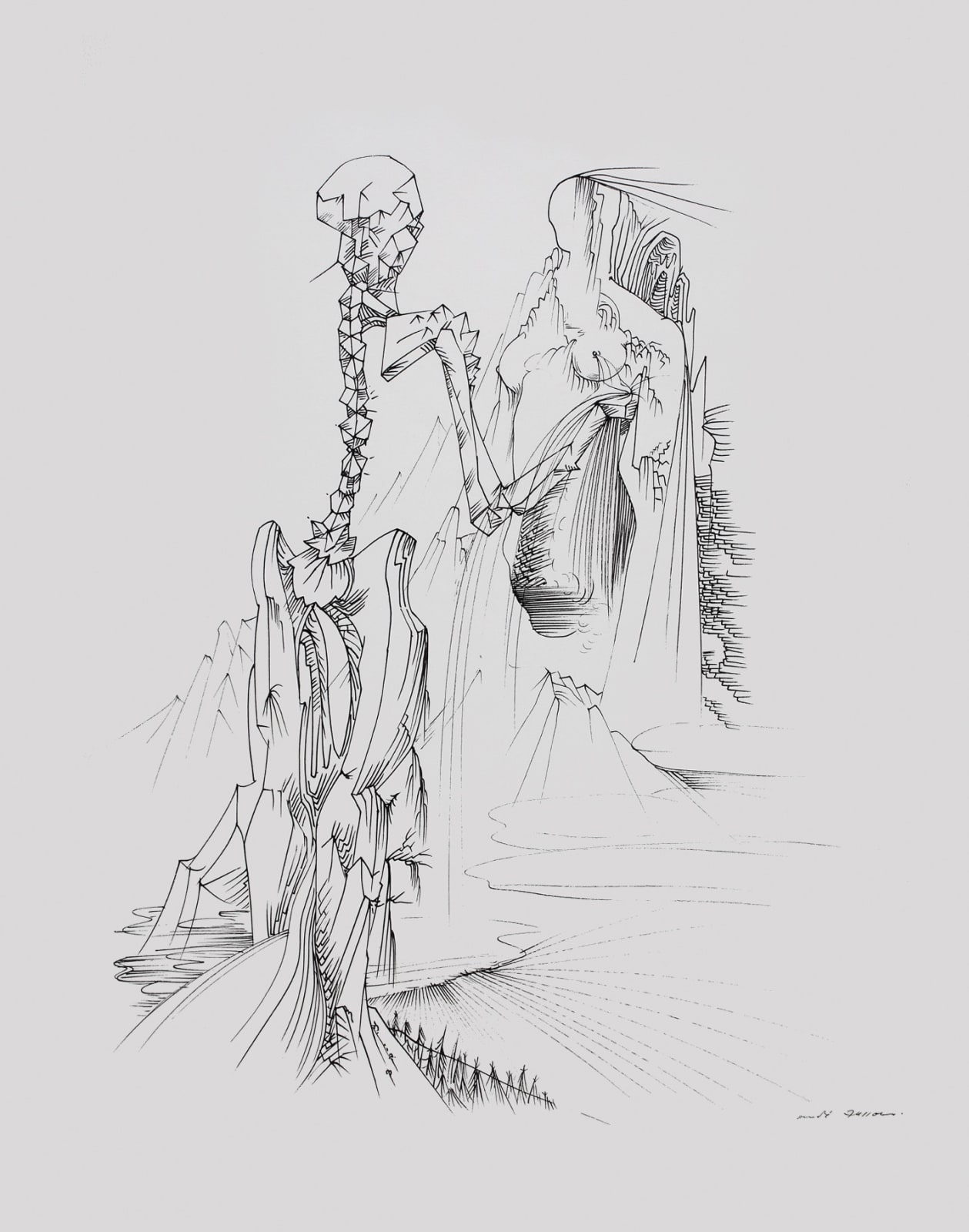 André Masson, Dans le pur néant. À la cîme de l'Être, 1939