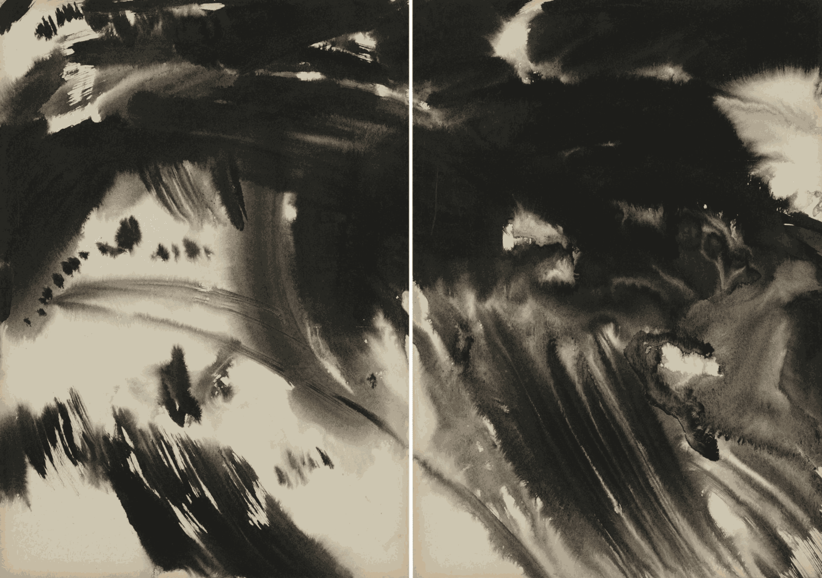 T'ang Haywen, Sans titre, 1972-3