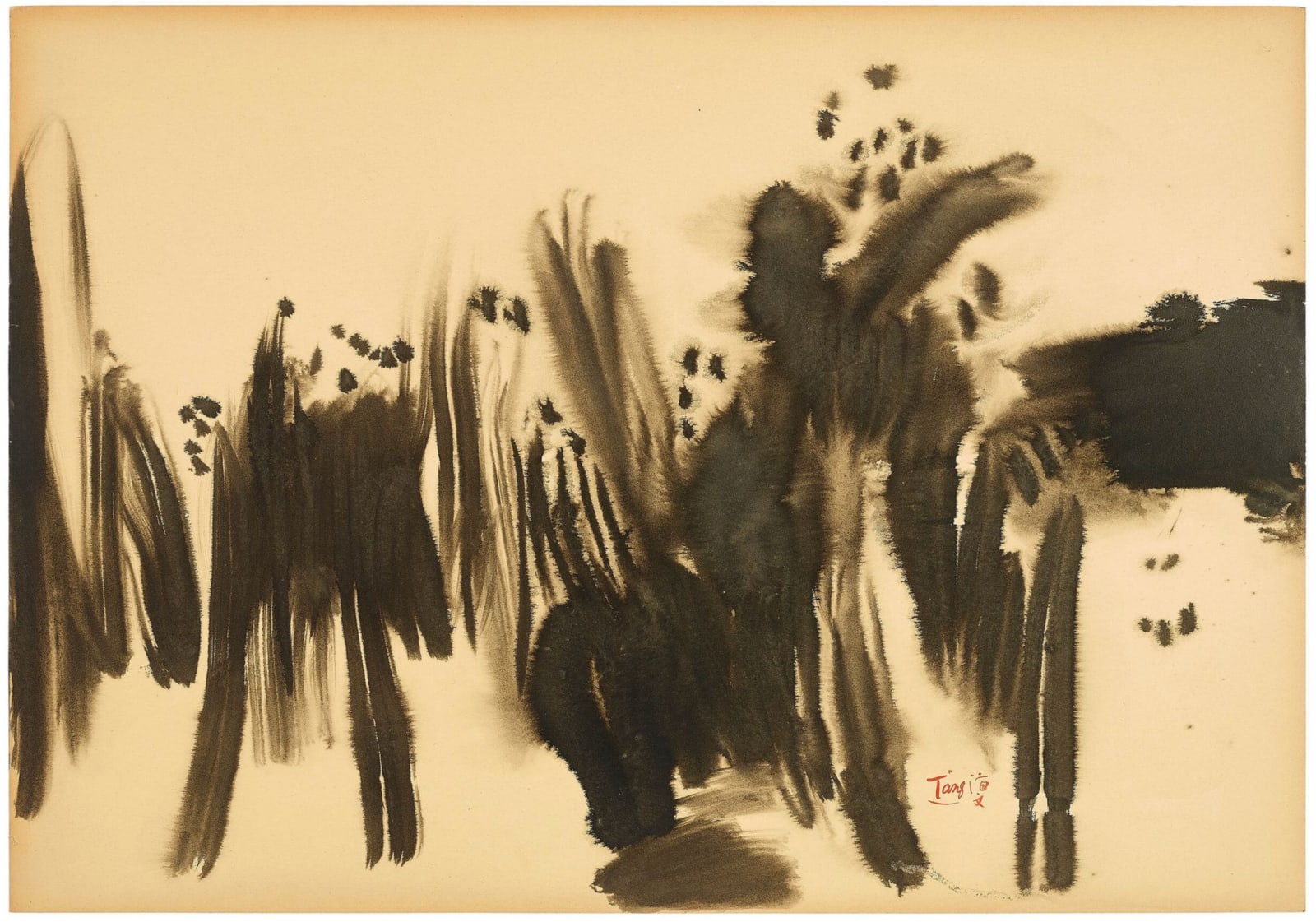 T'ang Haywen, Untitled, 1973