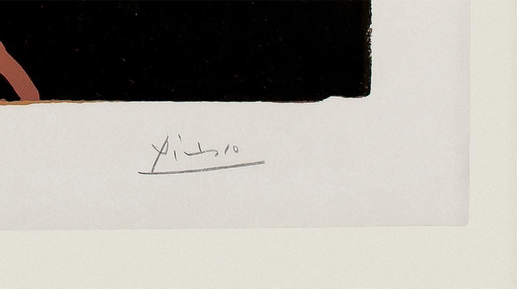 Pablo Picasso, Tête de femme de profil, 1959