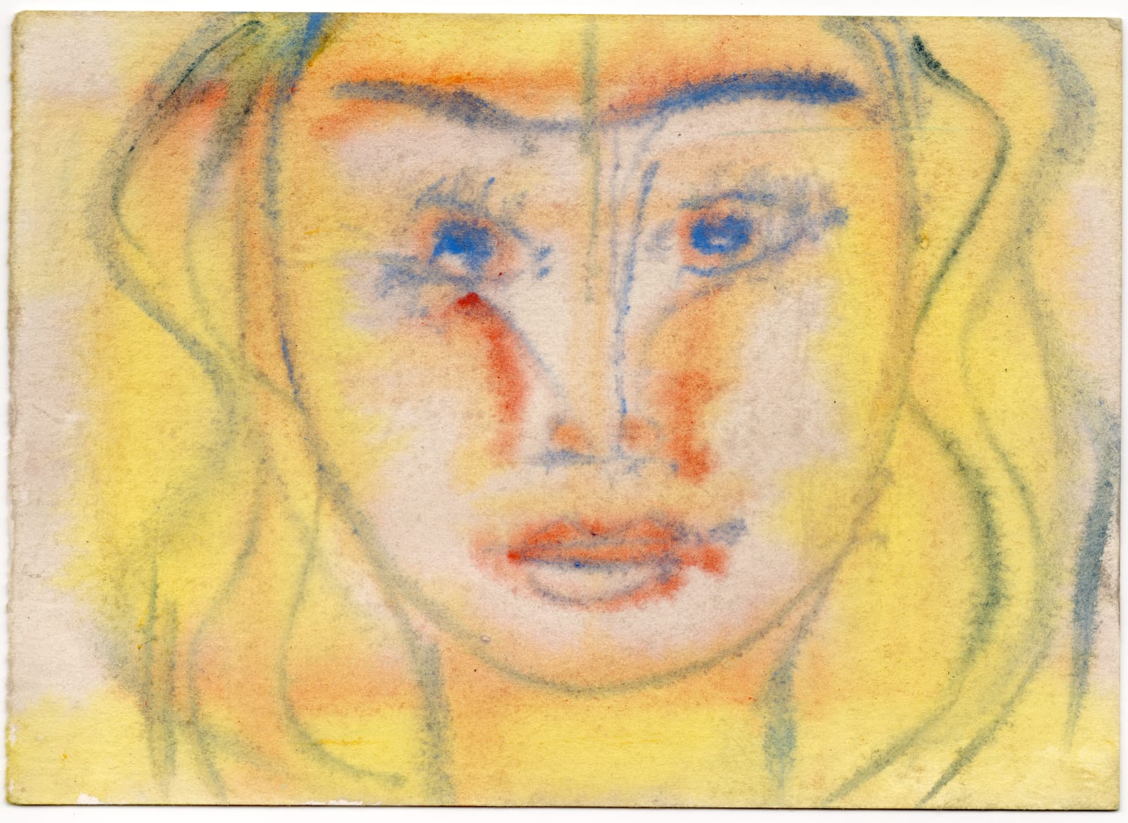 T'ang Haywen, Sans titre (Portrait), 1985