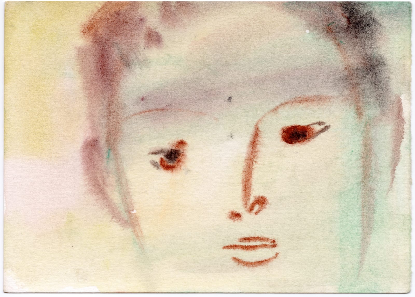 T'ang Haywen, Sans titre (Portrait), 1985