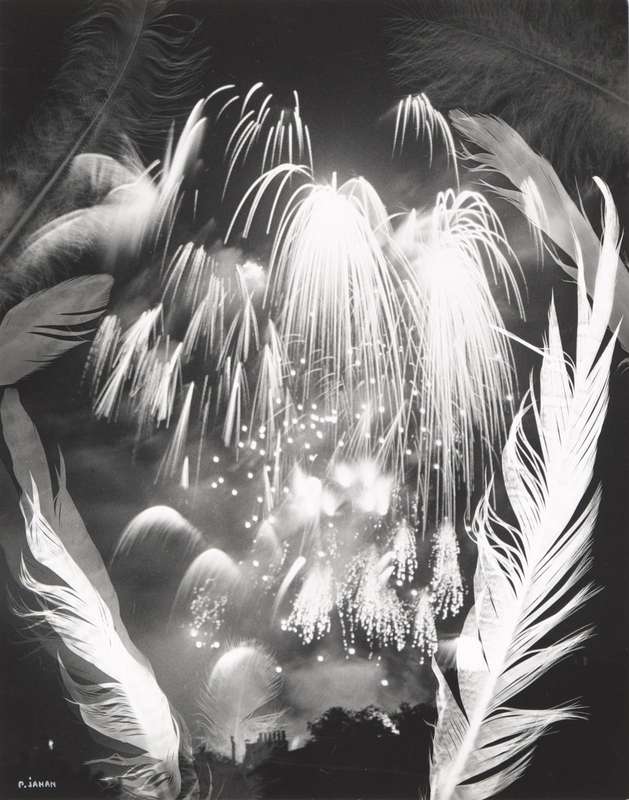 Pierre Jahan , Feux d'artifices, 1951