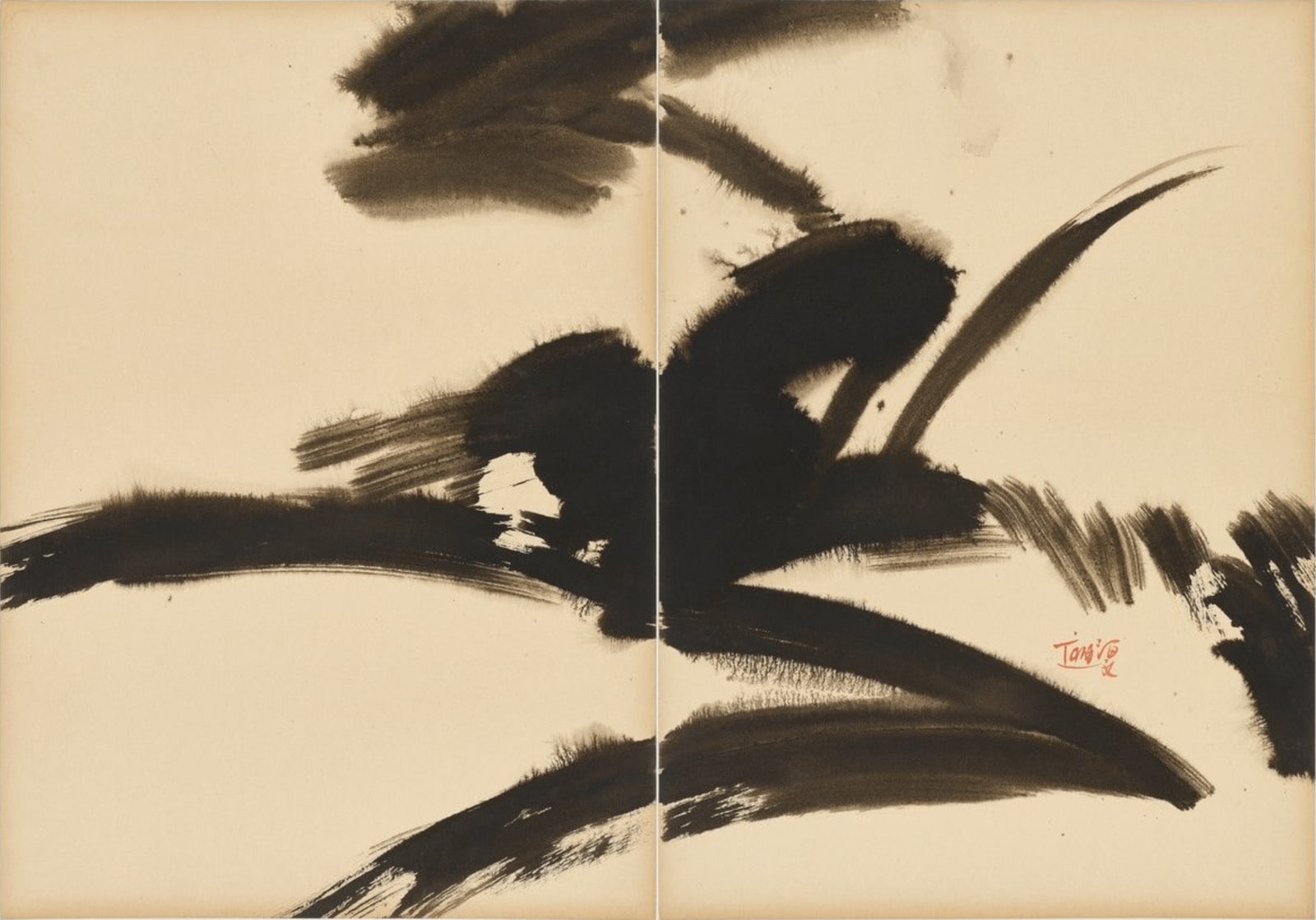 T'ang Haywen, Sans titre, 1974