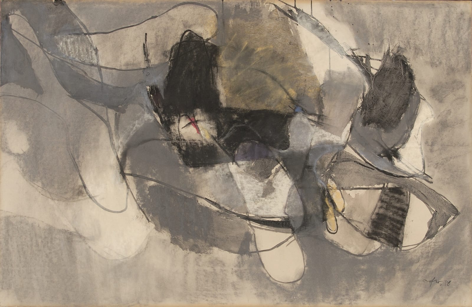 Afro (Afro Basaldella), Le Jardin de l'Espoir, 1958