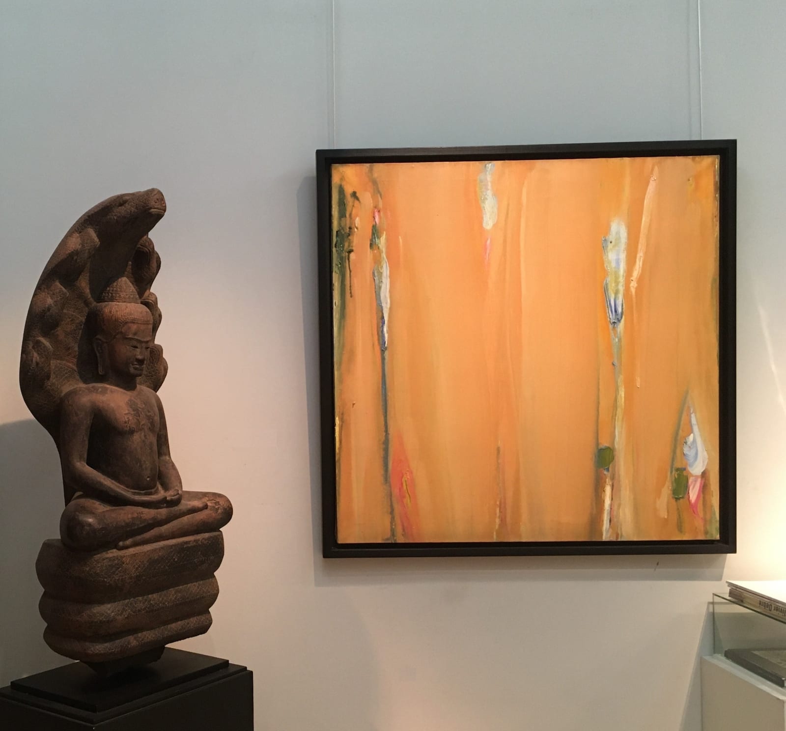 Olivier Debré, Ocre jaune taches colorées, 1980