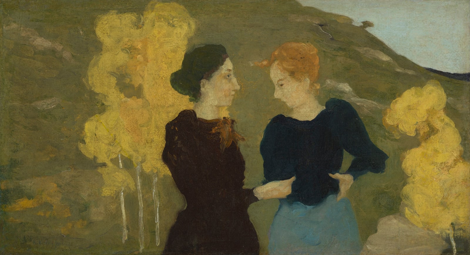 Ker-Xavier Roussel (1867–1944), Composition: Deux femmes ou Deux Âges de la Vie, 1892