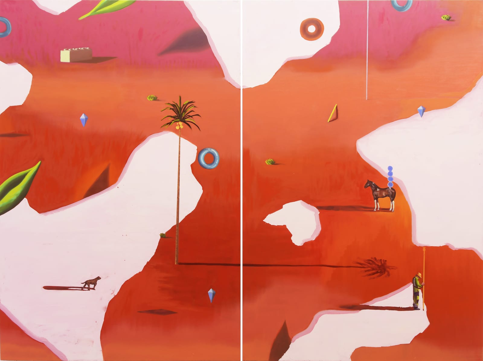 Béchir Boussandel, Le géomètre diptyque, 2022