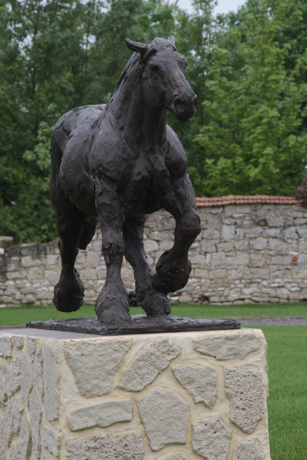 Roch Vandromme, Le Postier (Cheval de trait) , 2019
