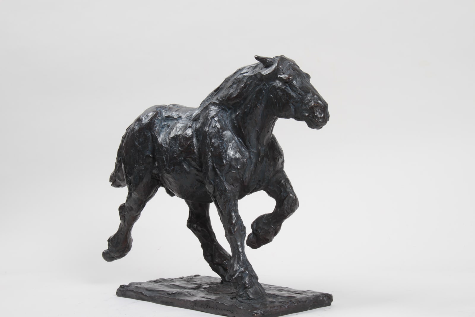 Roch Vandromme, Etude pour le Postier (Cheval de trait), 2019