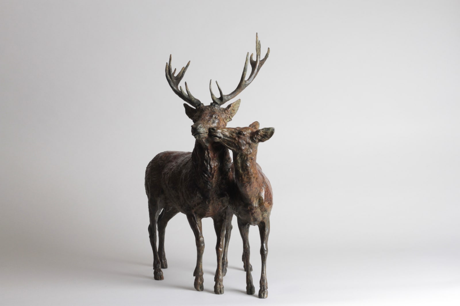 François Beaurin-Berthélemy, Le baiser (Cerf et biche)