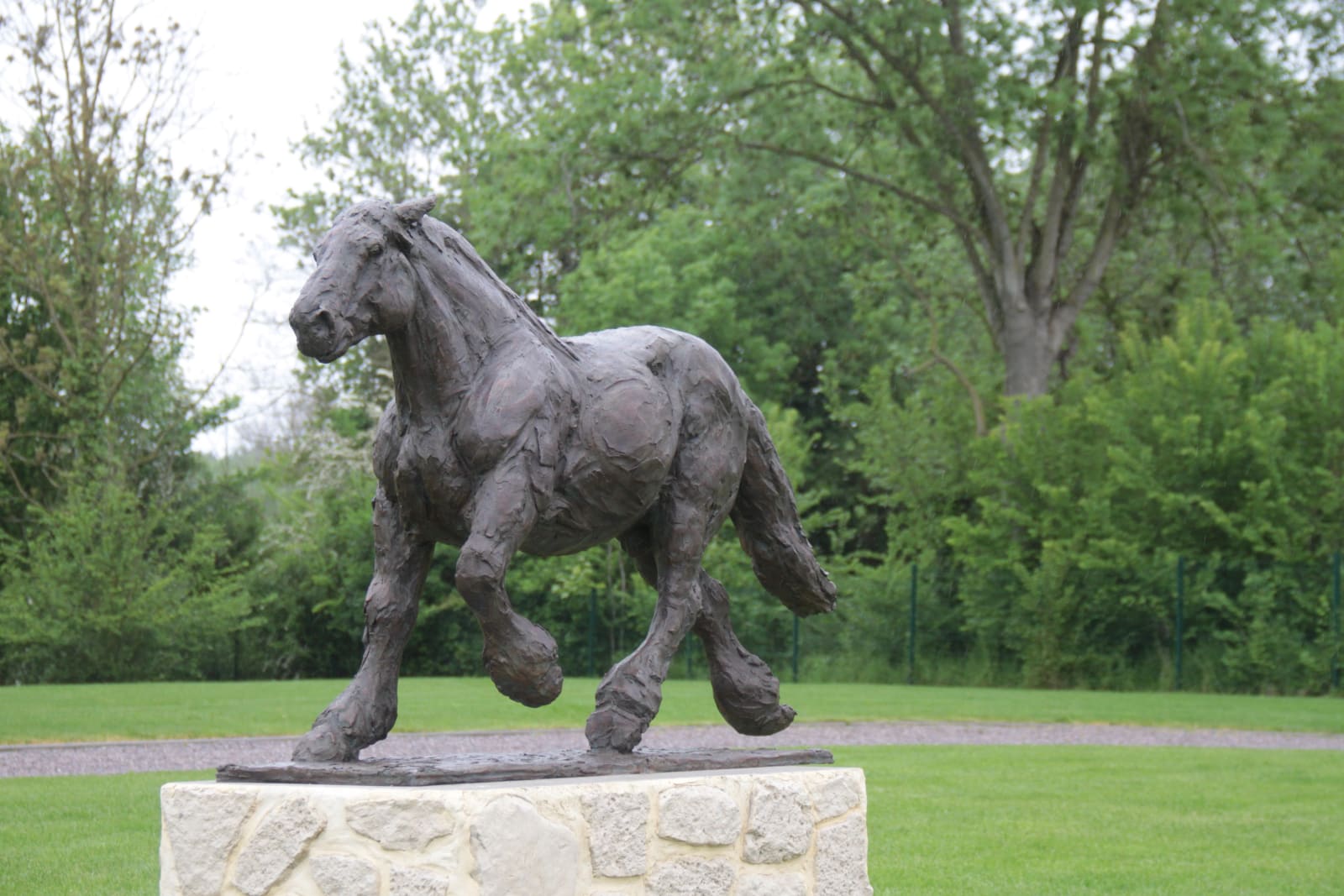 Roch Vandromme, Le Postier (Cheval de trait) , 2019