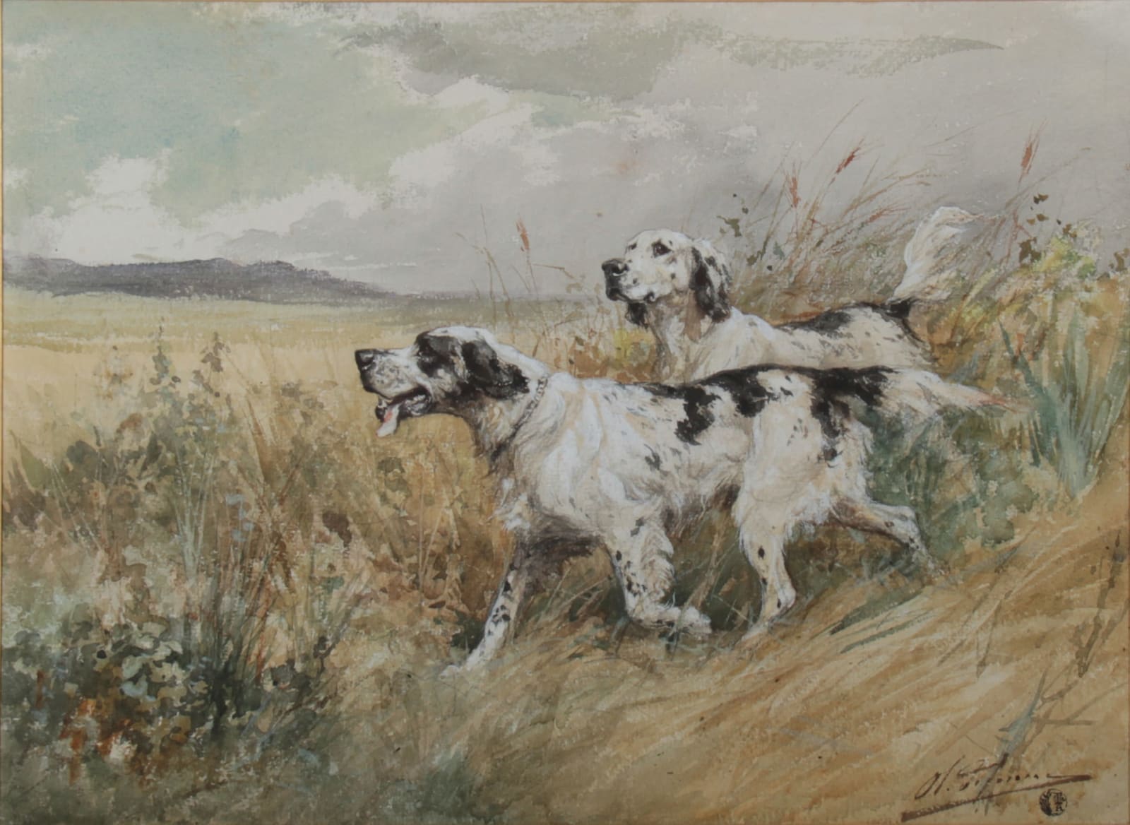 Olivier de Penne, Deux Setter Anglais, 1880